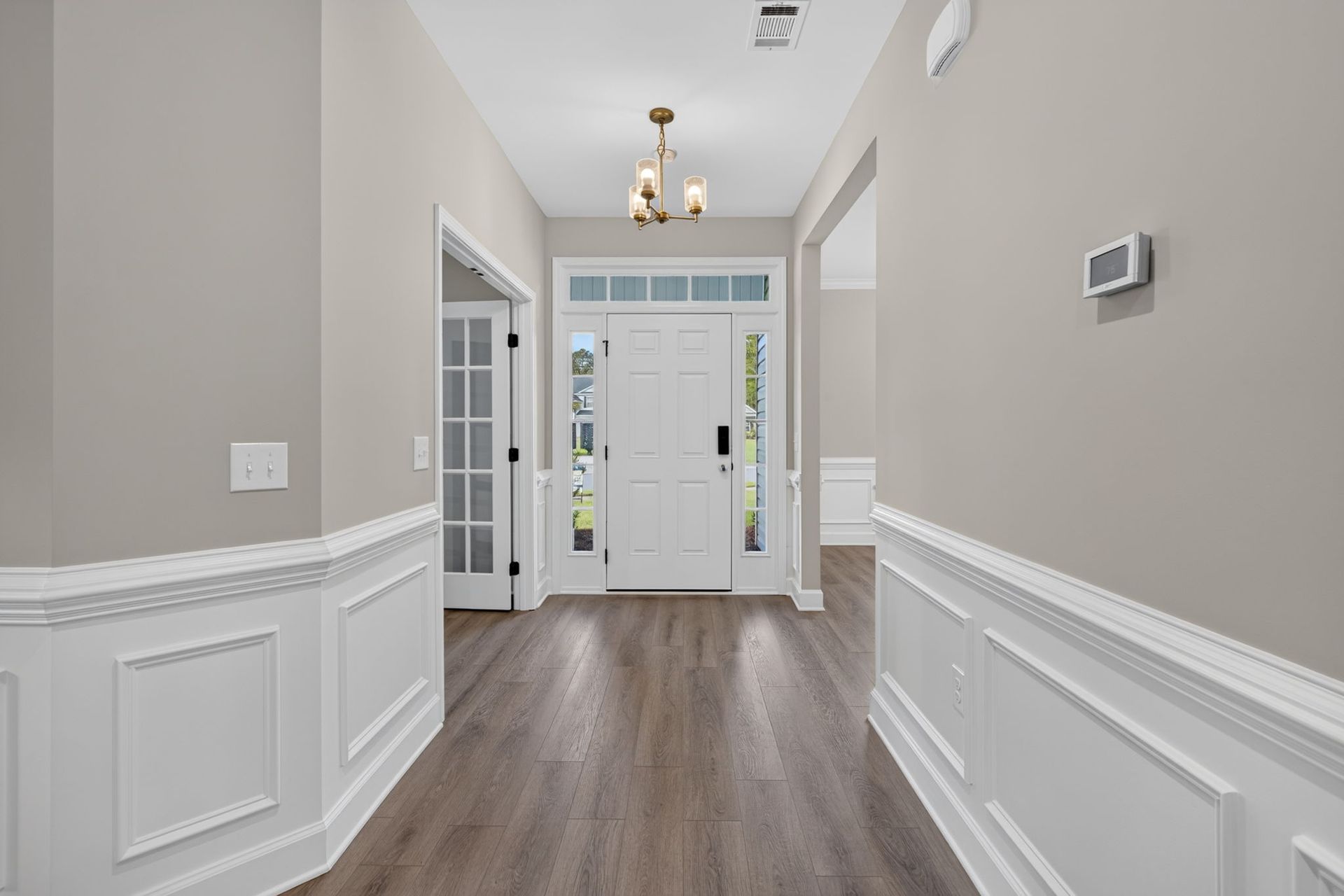 Front Entry Door & Foyer Hallway at 245 James Drive – Dunham Marsh