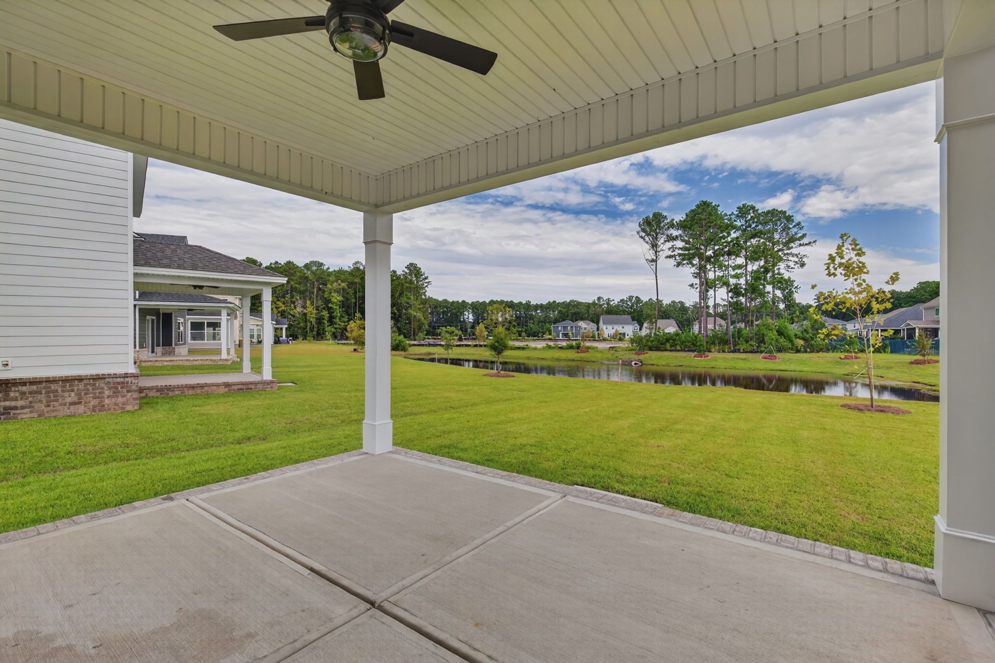 Water View from Covered Back Patio | 152 Hanover Place