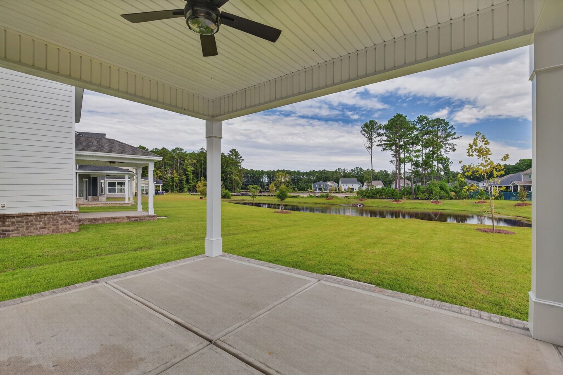 Water View from Covered Back Patio | 152 Hanover Place