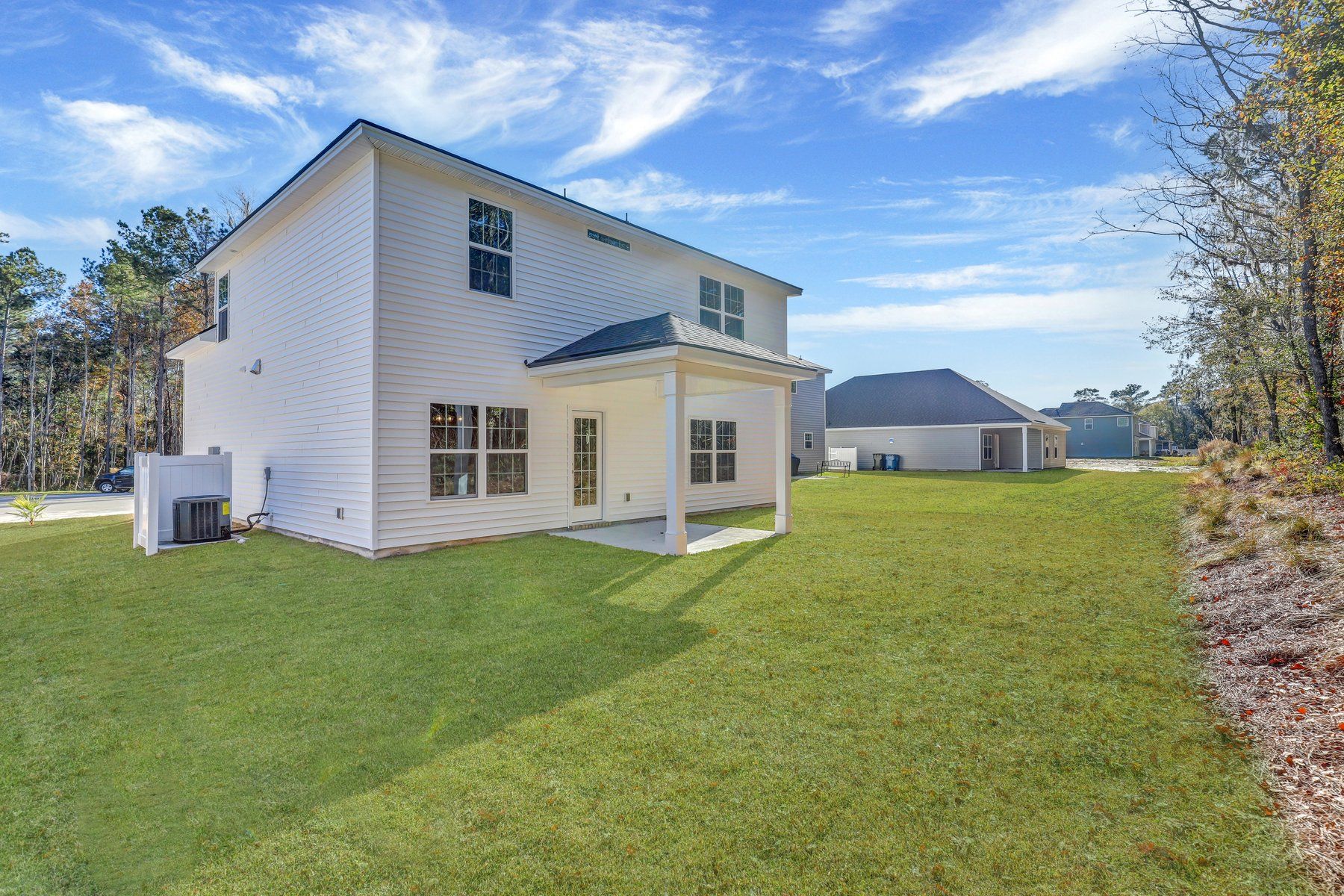 Kiawah – Rear Exterior and Covered Porch