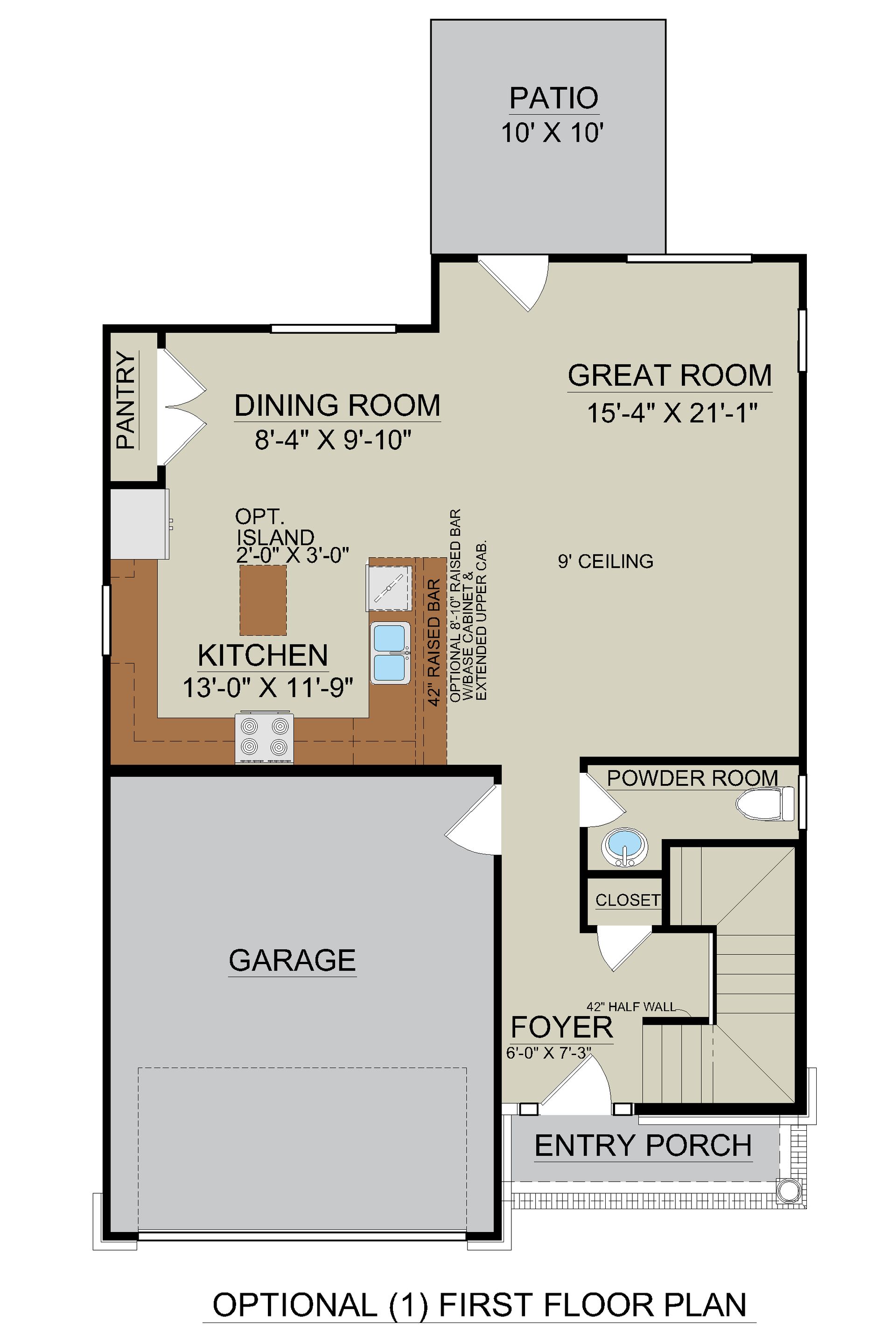 St. Helena – Optional Kitchen 1