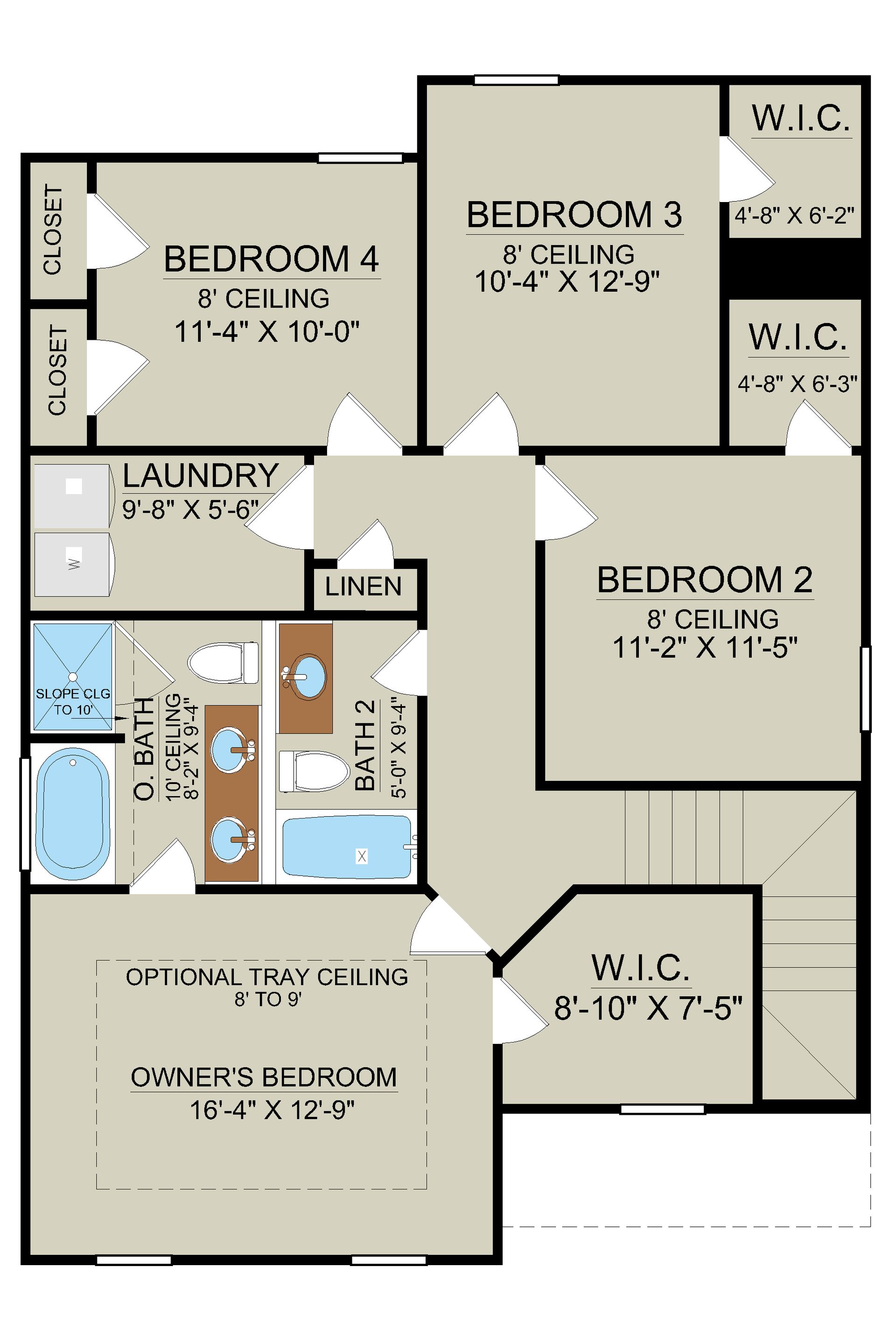 St. Helena – Second Floor Plan