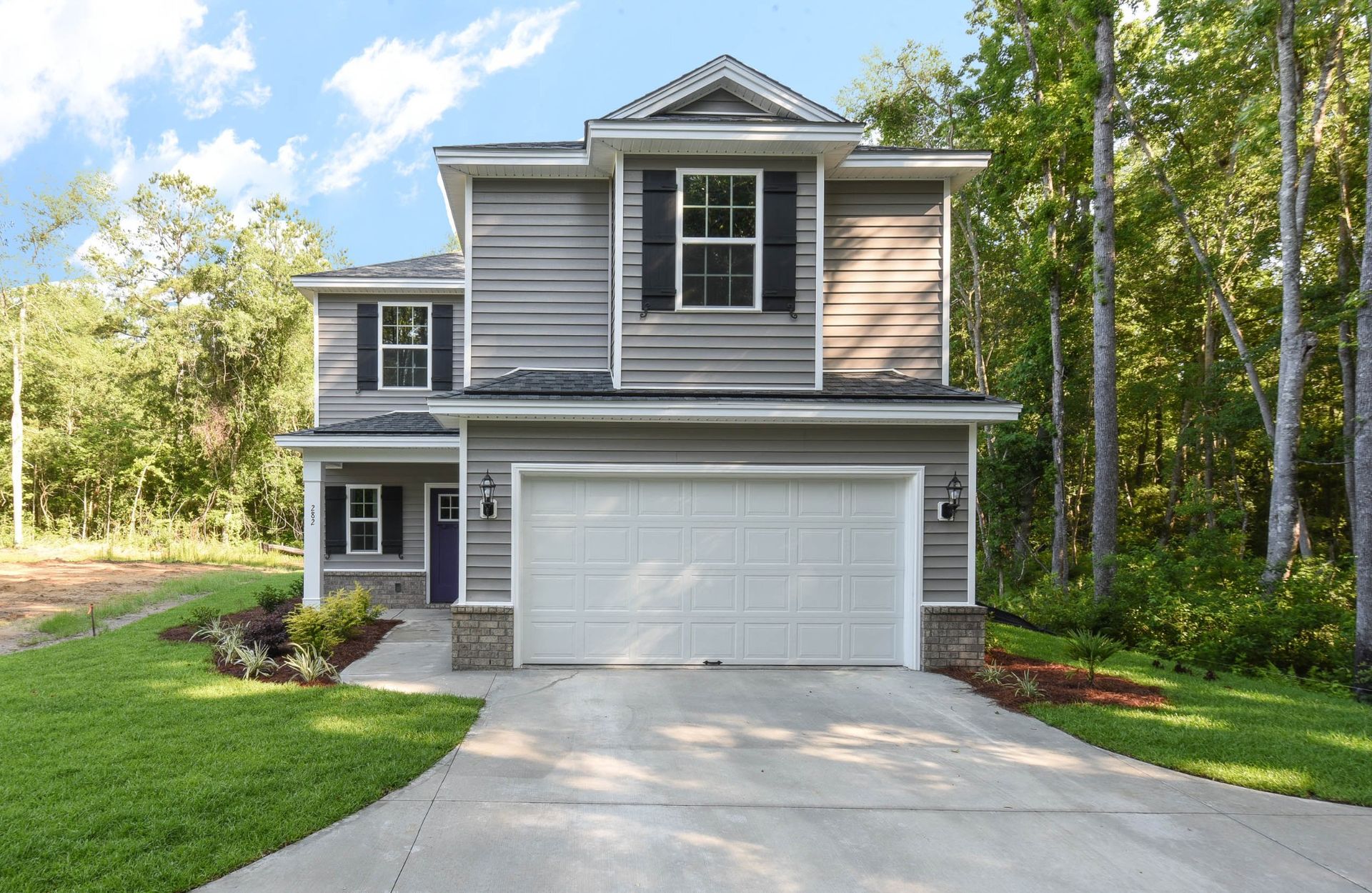 Madison A – Front Exterior with Brick Accent