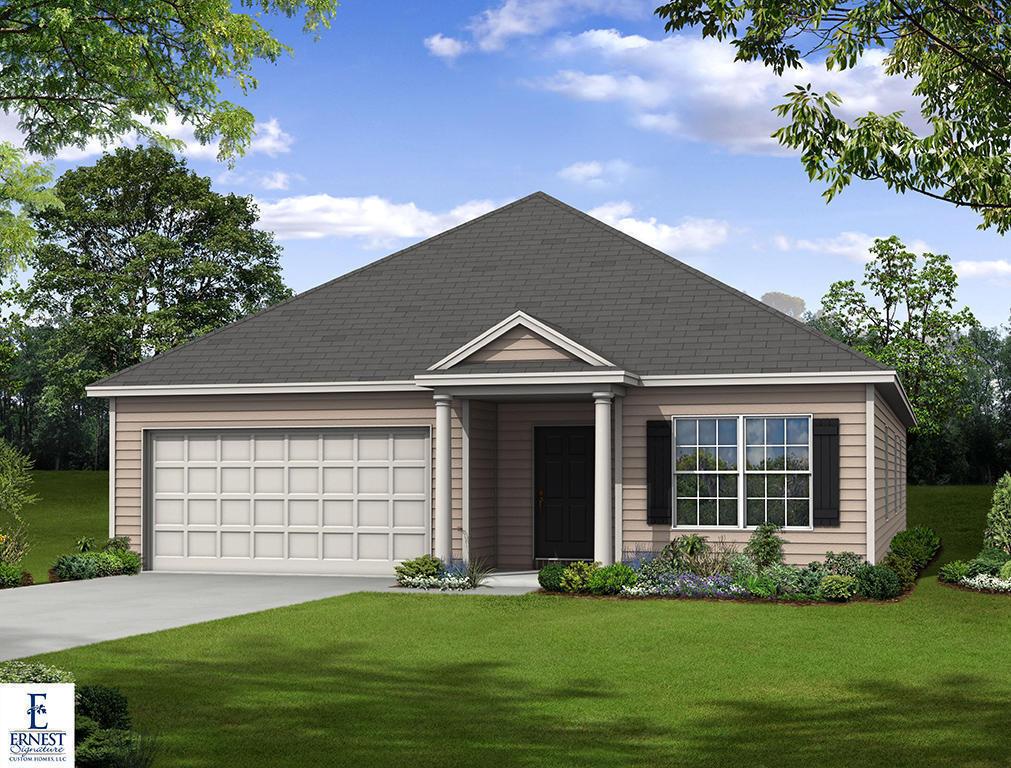 Wassaw A- Front Elevation Color Rendering  | Ernest Homes