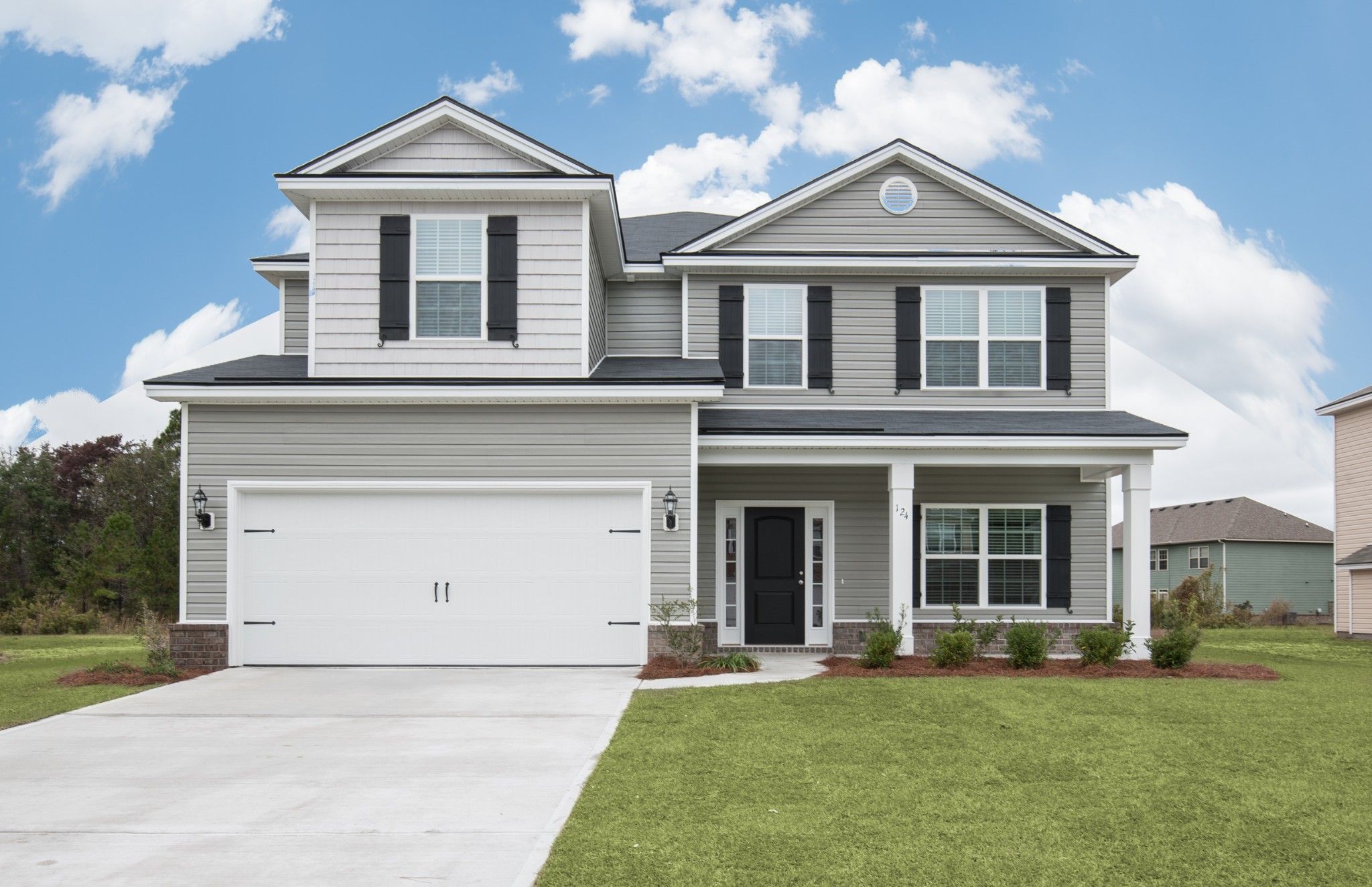 Nantucket Signature - Front Exterior of Elevation B  | Ernest Homes