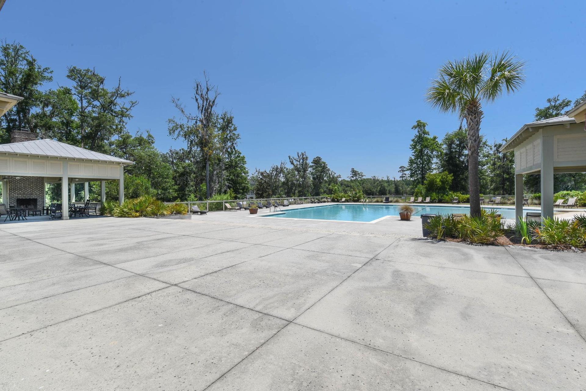 Dunham Marsh Community Pool with Covered Seating