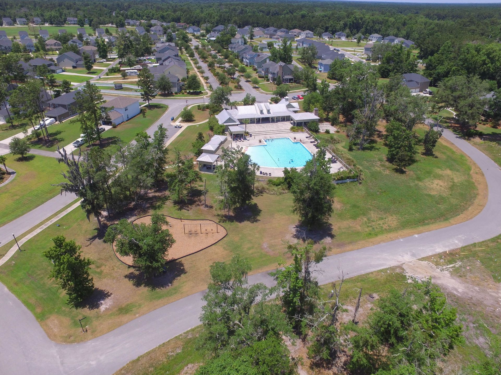 Dunham Marsh Community Aerial View