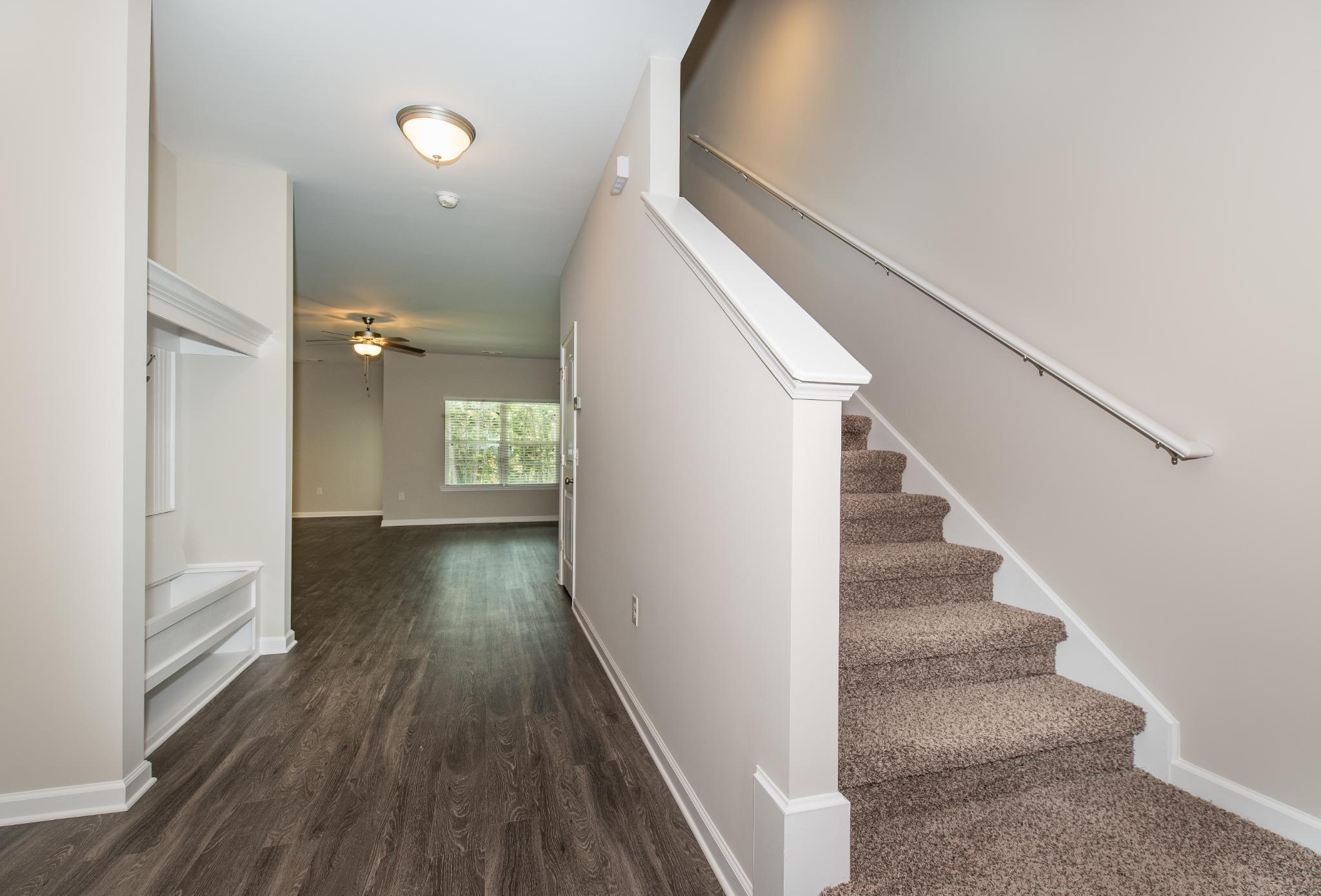 Seabrook - Stairway to second floor  | Ernest Homes