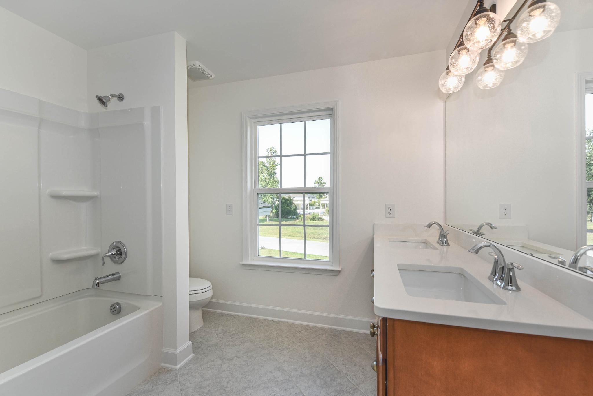 Hilton Upstairs Secondary Bath | Ernest Homes