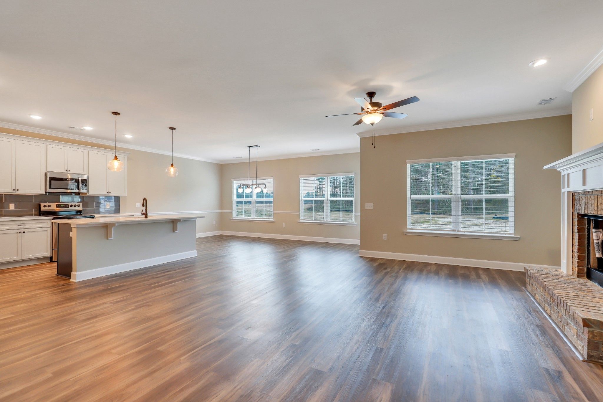 Seabrook - Family Room view to Kitchen | Ernest Homes