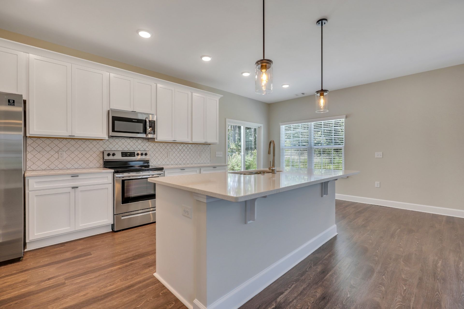 Laurel Kitchen – White Cabinetry & Island