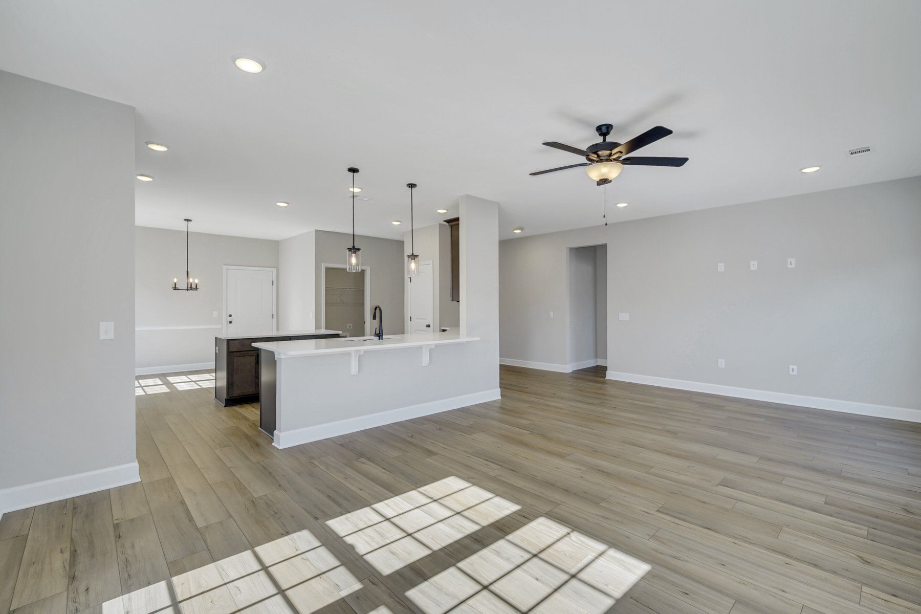 Fripp – Open Living Room and Kitchen
