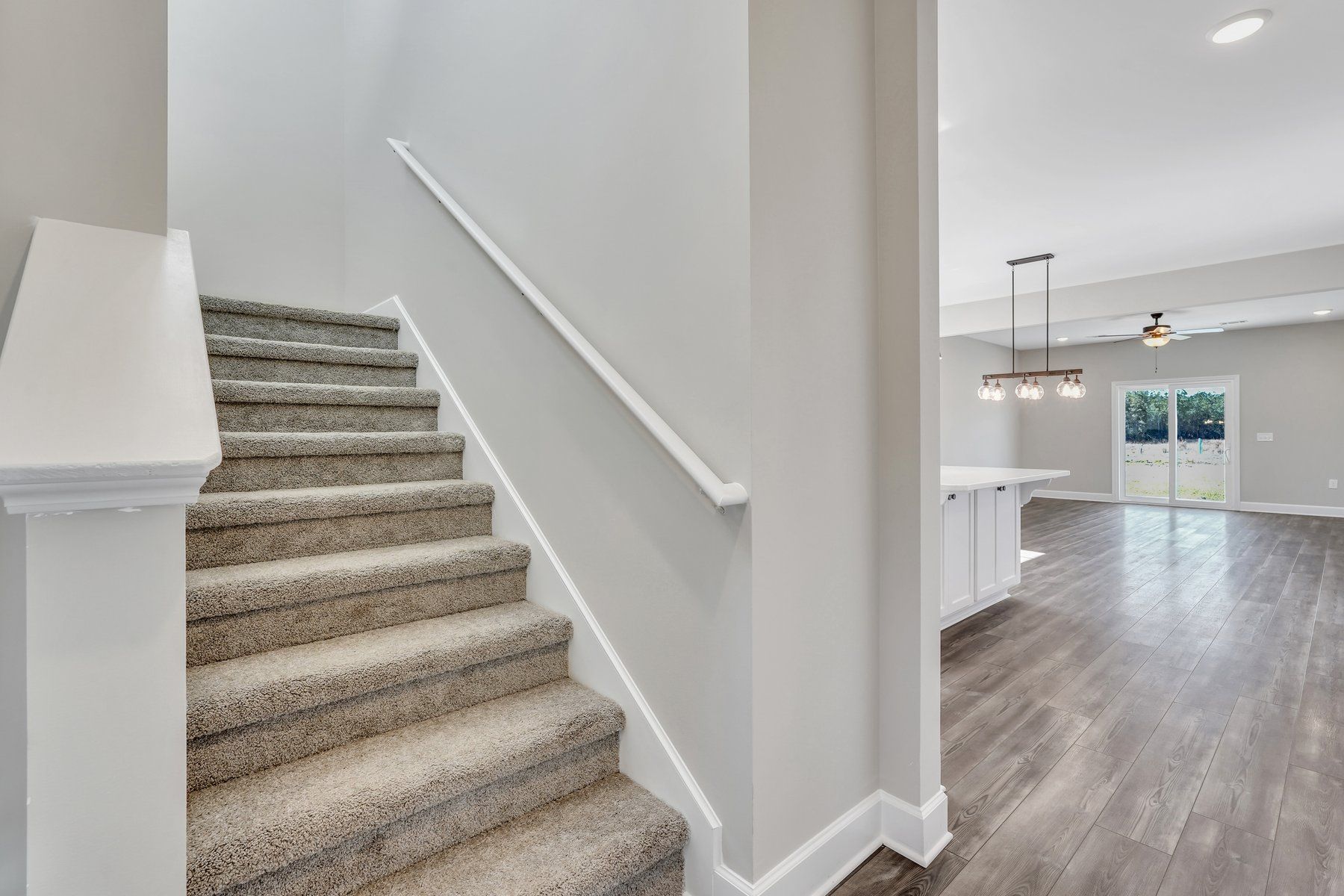 Sherwood  - Carpeted Stairwell  | Ernest Homes