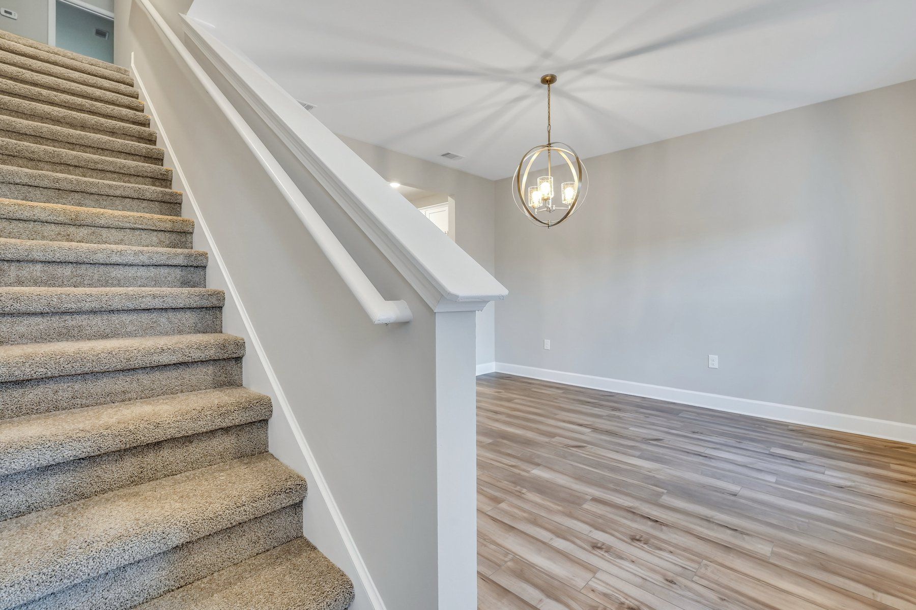 New Haven Townhome A - Stairs to Second Floor | Ernest Homes