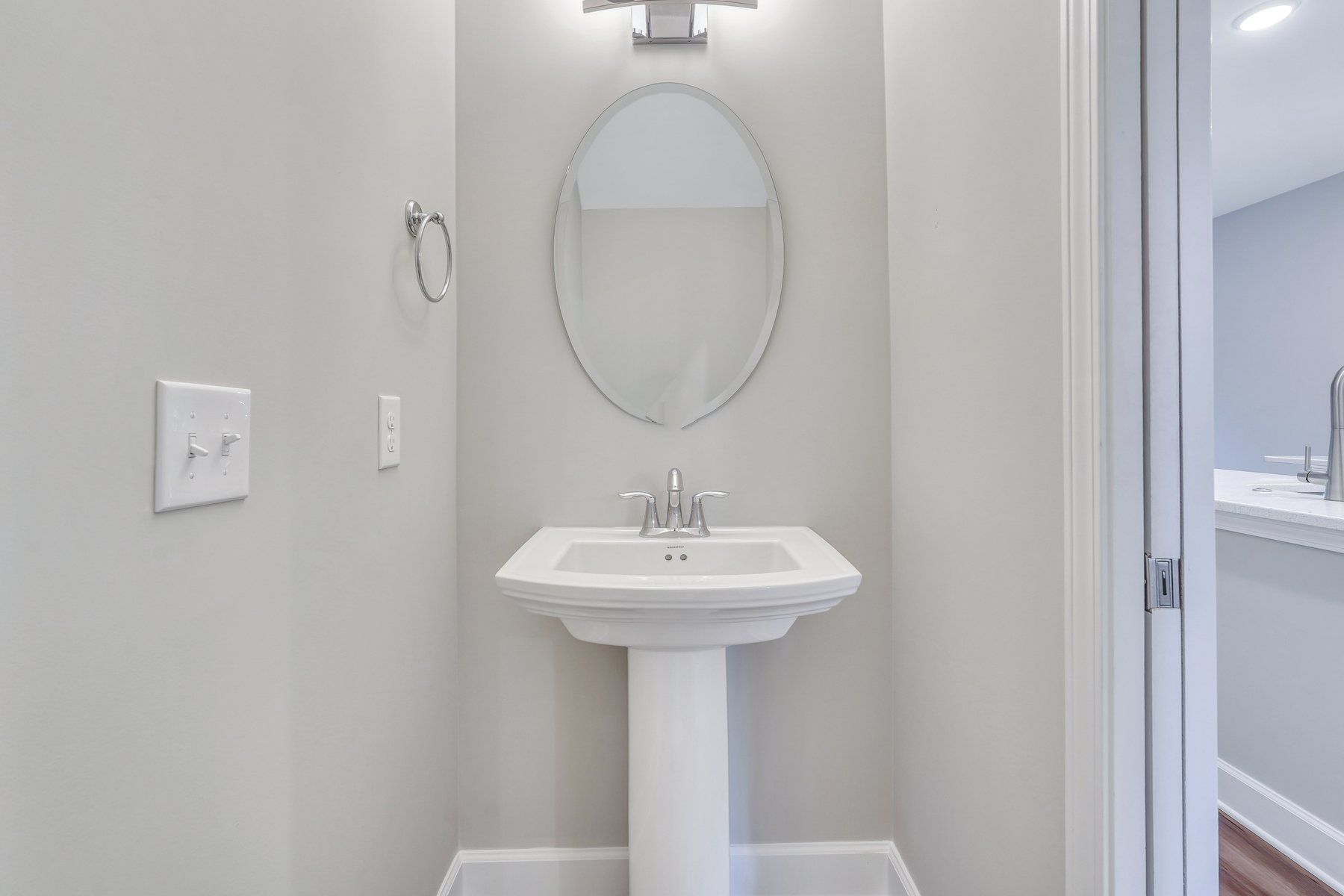 New Haven Townhome A - Powder Room | Ernest Homes
