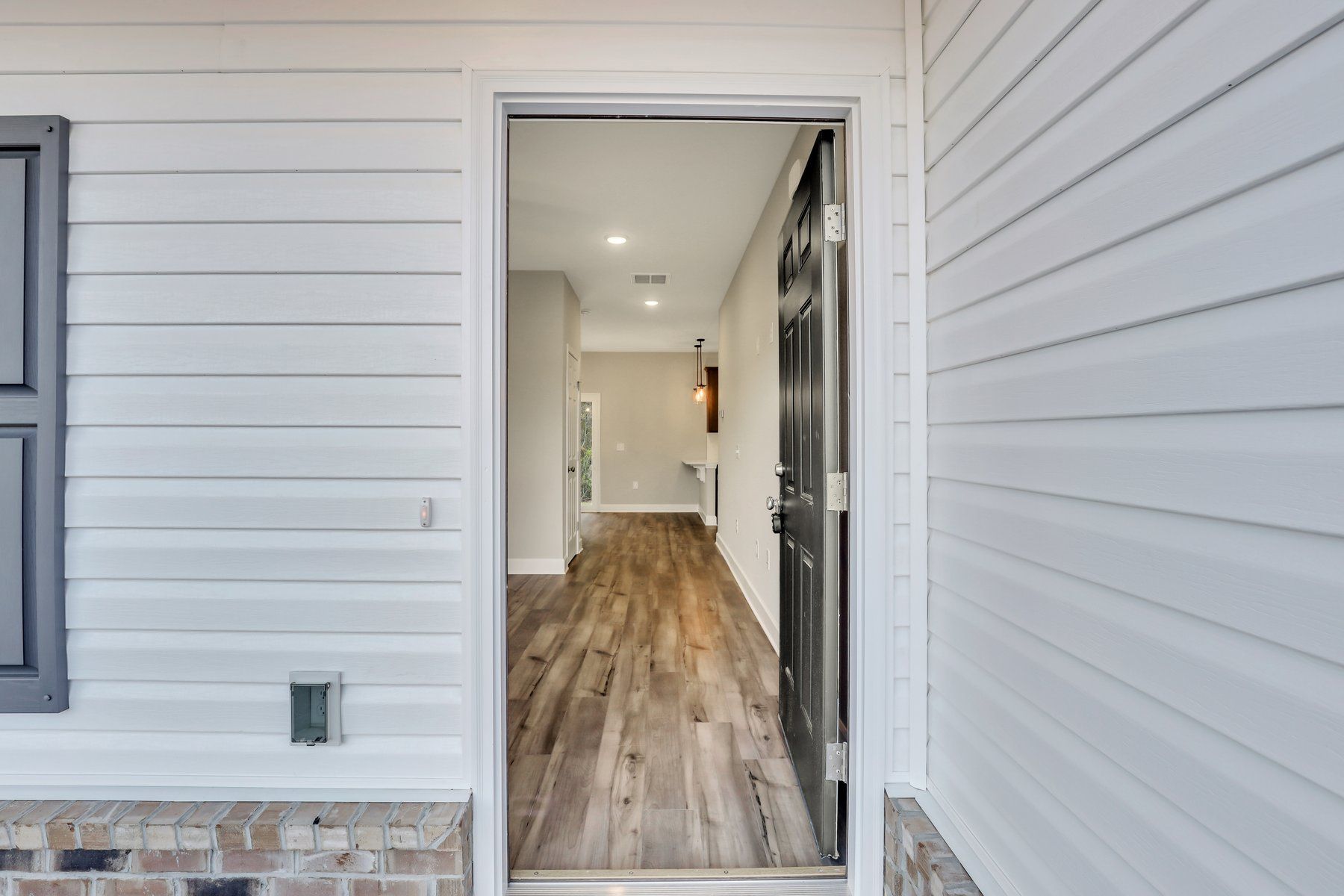 New Haven Townhome B - View from front door | Ernest Homes