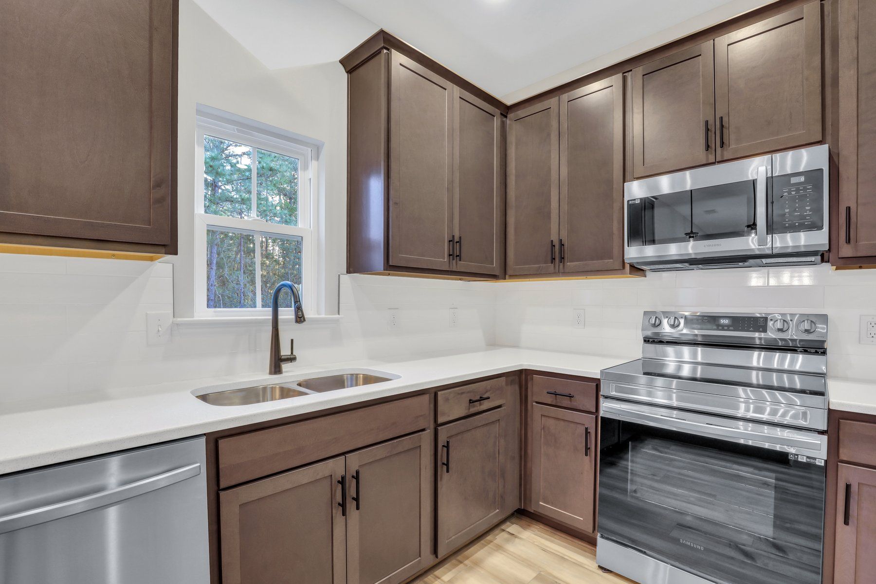 Kitchen with window to back yard at 246 Haisley Run  | Ernest Homes
