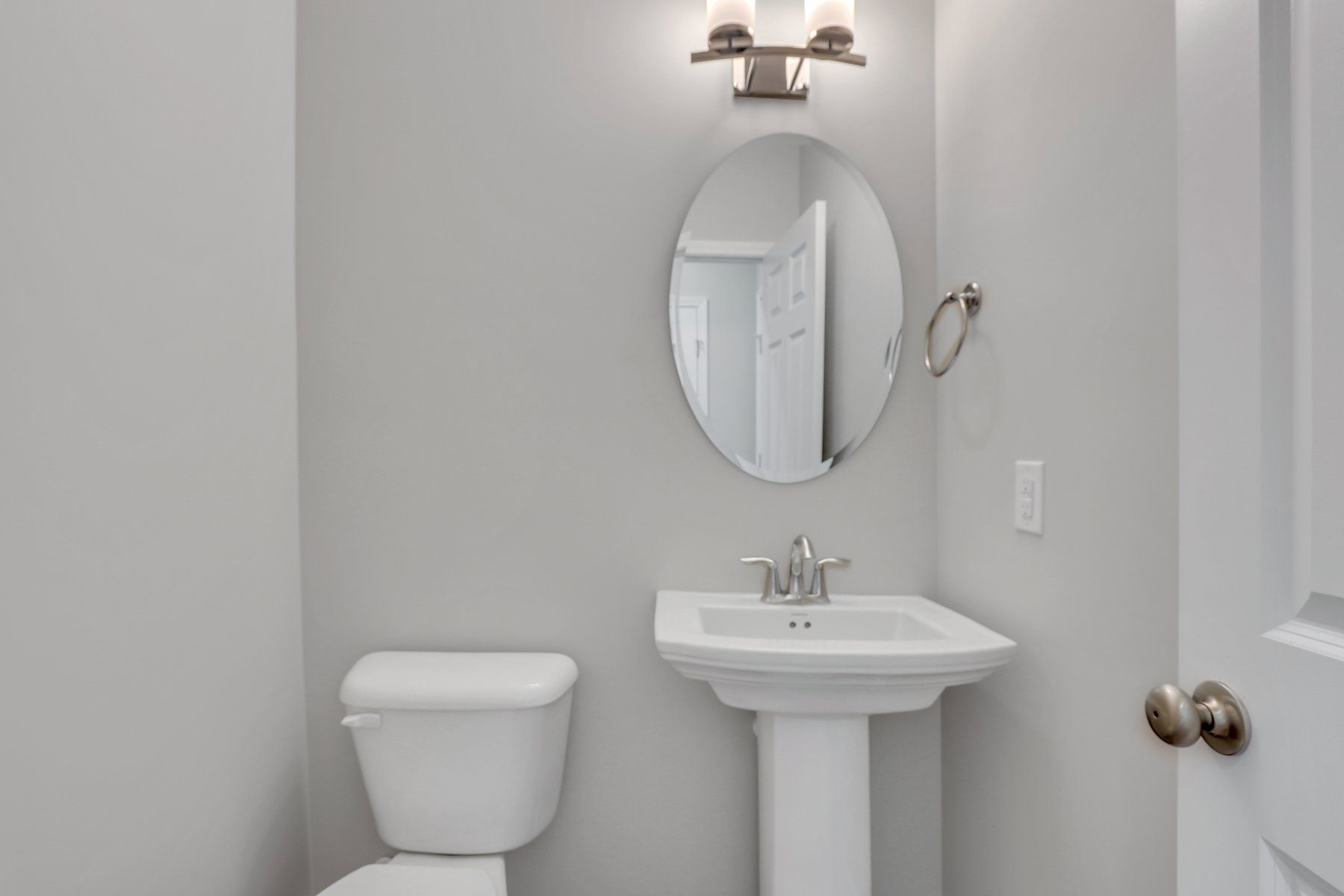 New Haven Townhome B - Powder Room in 246 Haisley Run | Ernest Homes