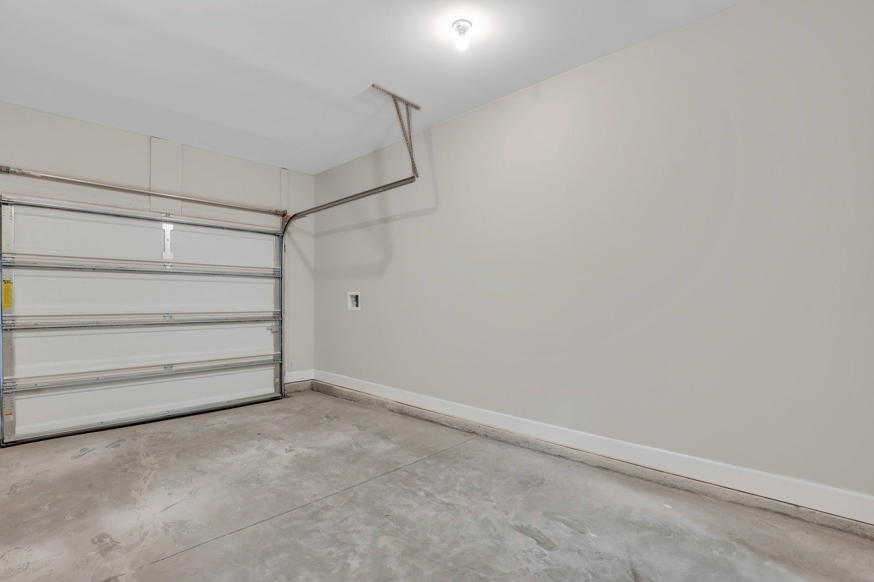 New Haven Townhomes Finished One Car Garage | Ernest Homes