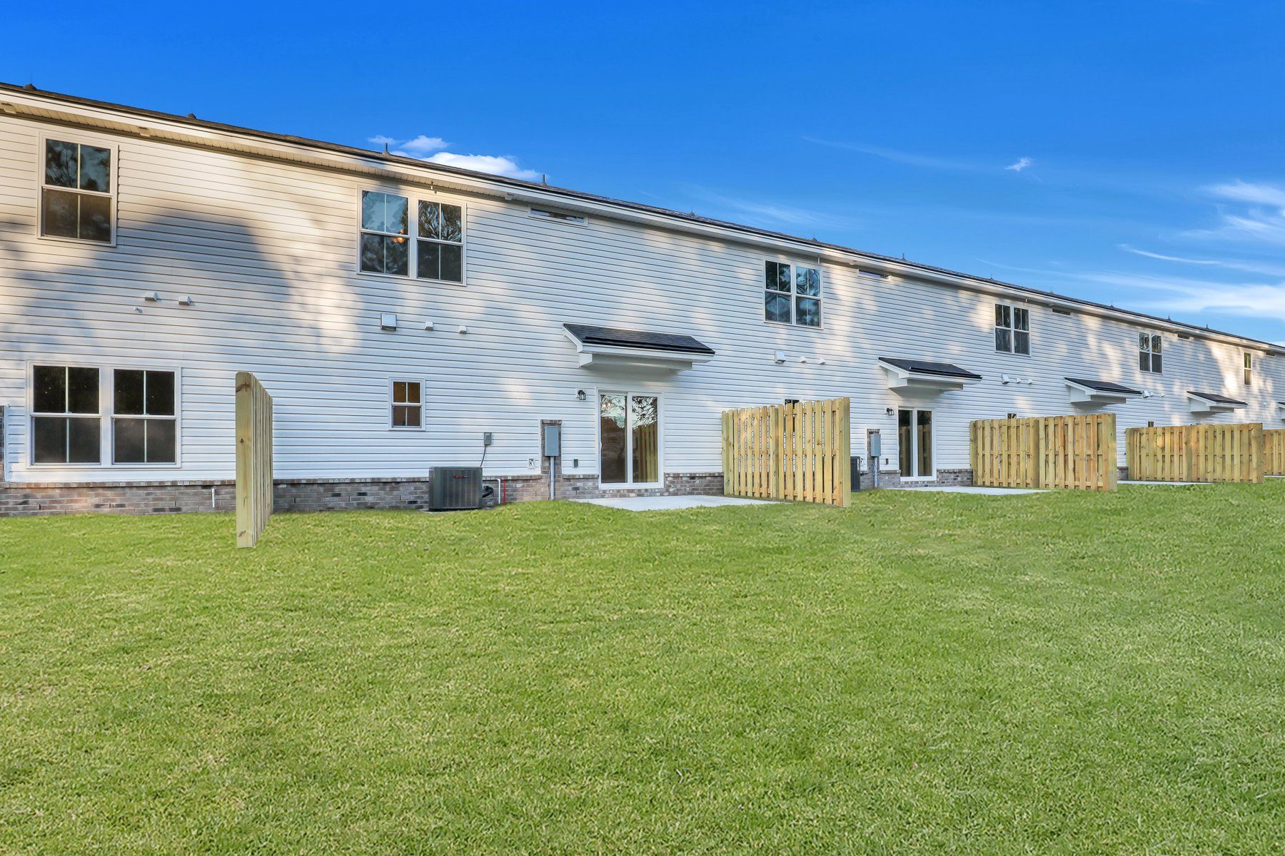 New Haven Townhomes B Rear Exterior | Ernest Homes