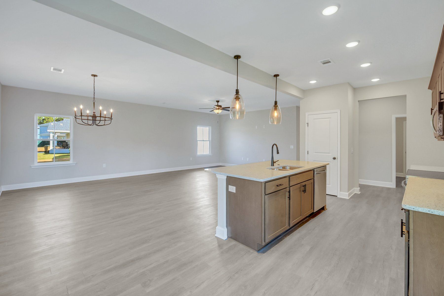 Laurel Open-Concept Kitchen and Family Room | Ernest Homes