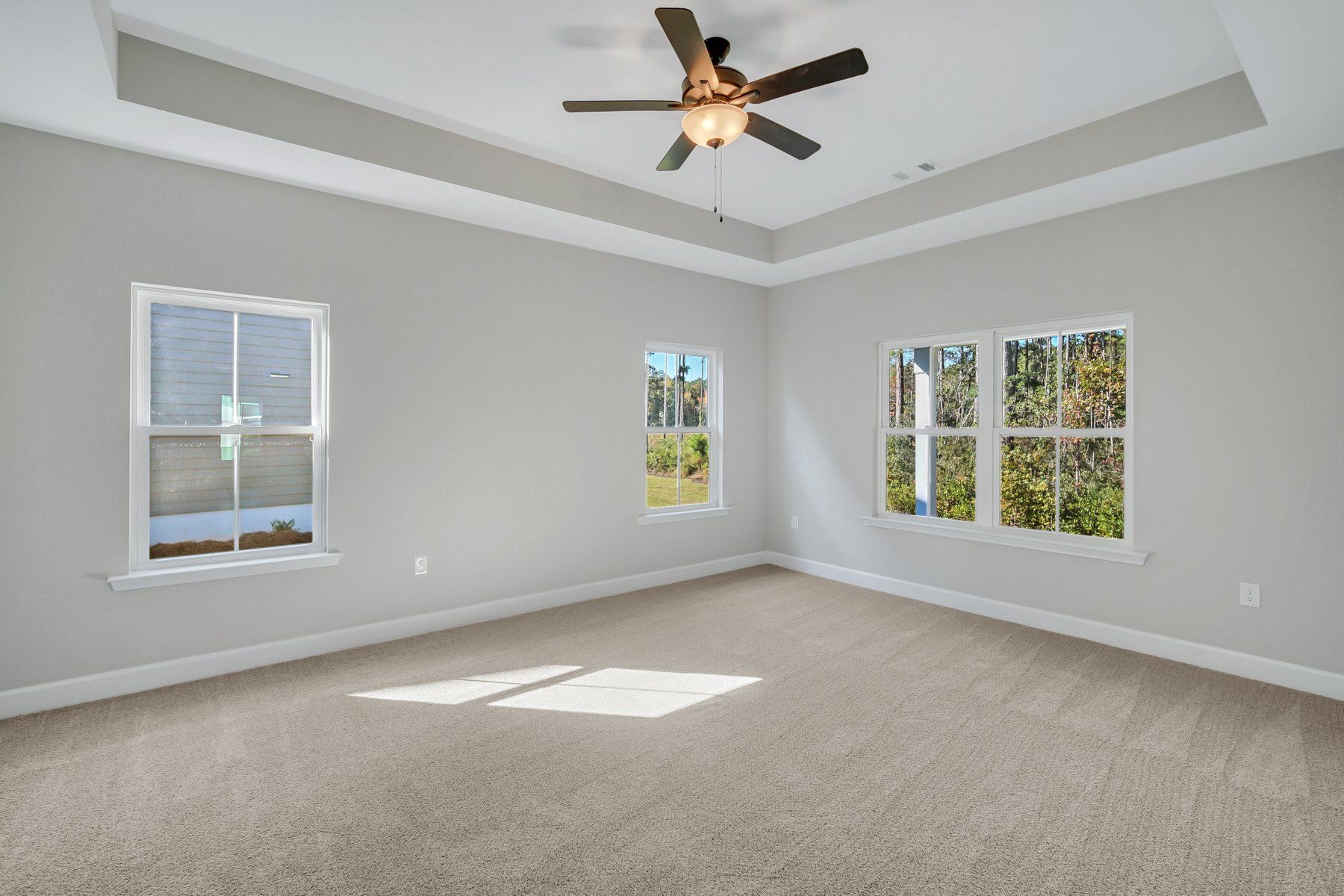 Laurel Owner’s Suite with Tray Ceiling | Ernest Homes