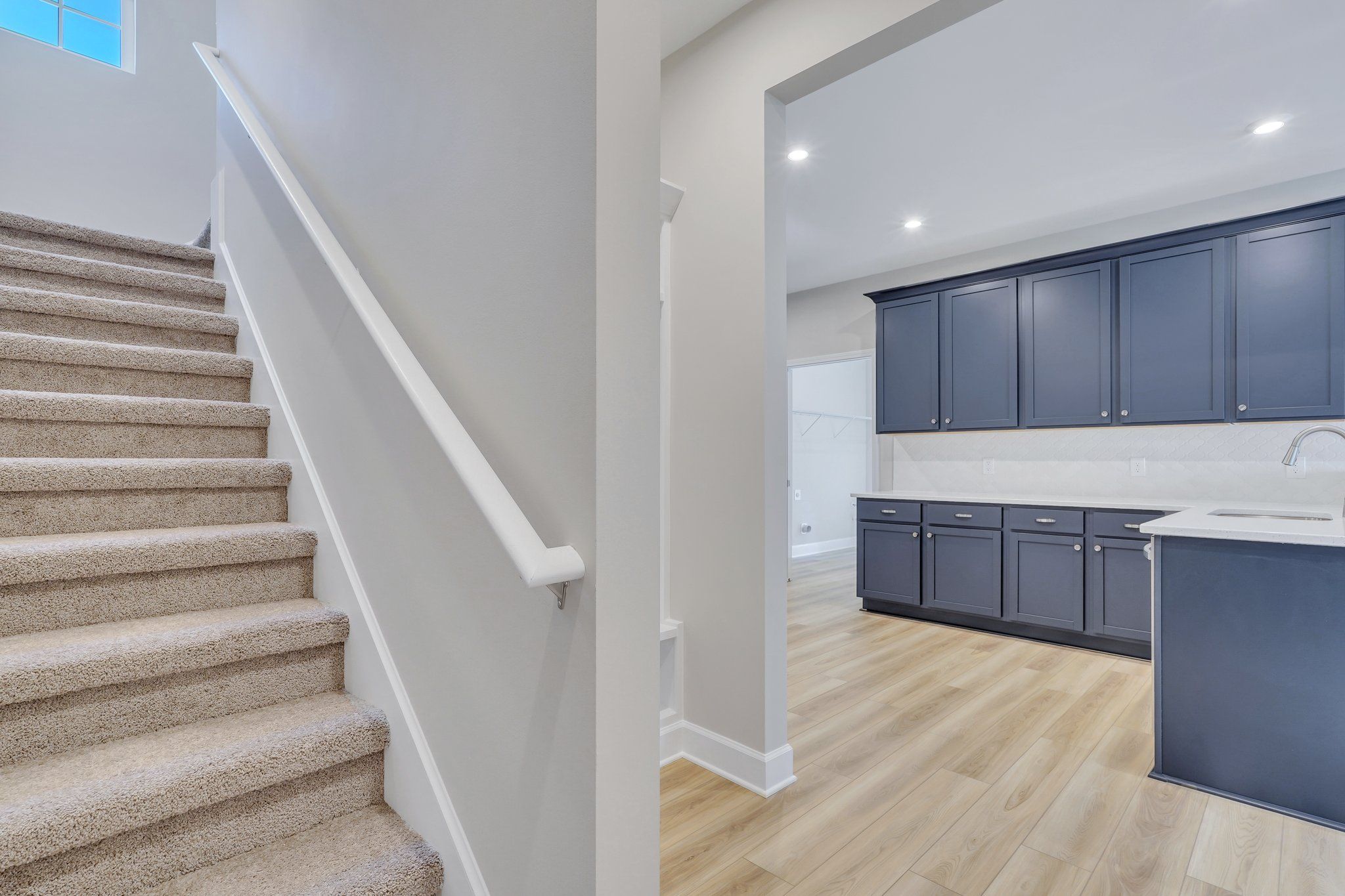 Hatteras Signature - Stairway to second floor  | Ernest Homes