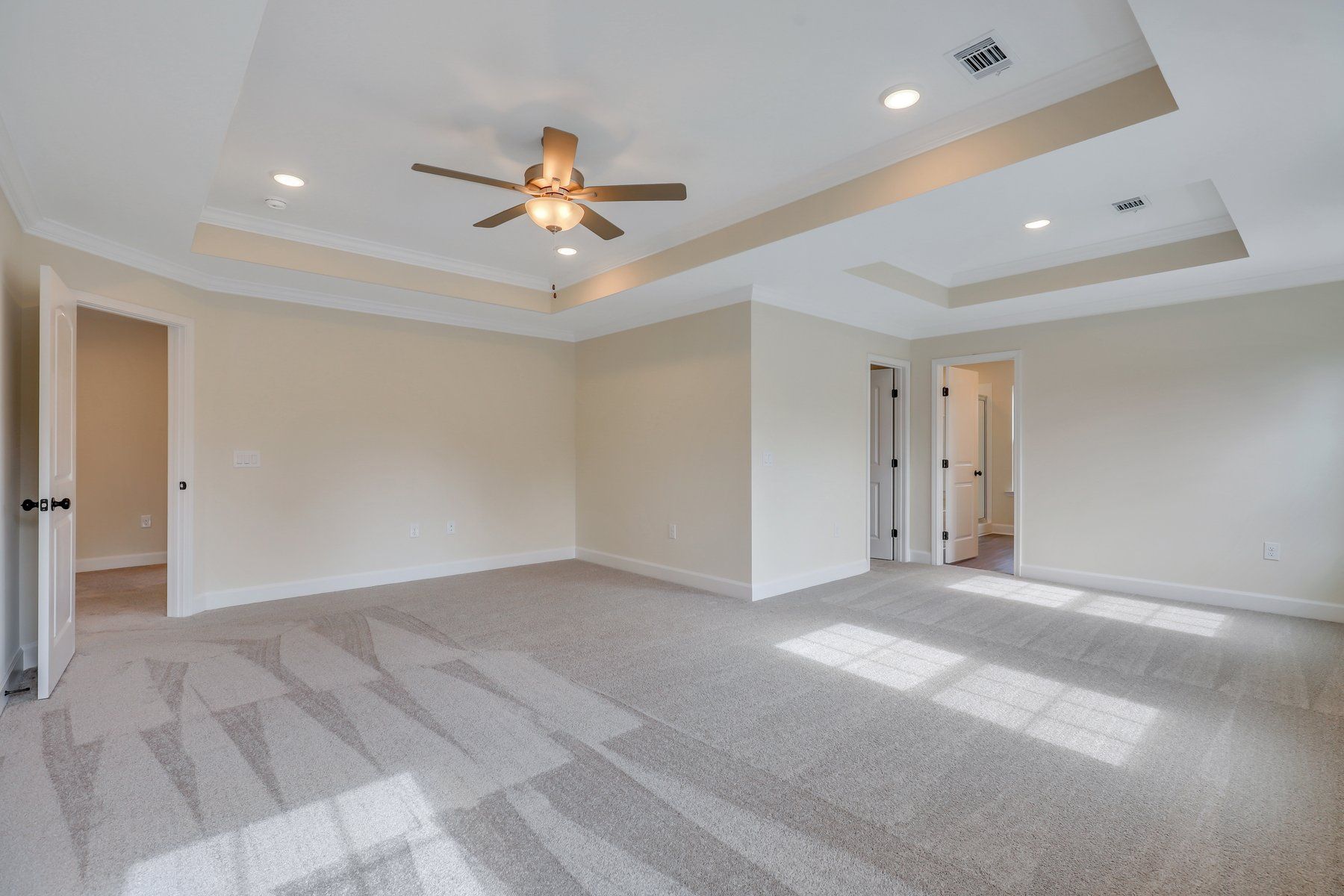 Nantucket - Owners bedroom with optional tray ceiling  | Ernest Homes