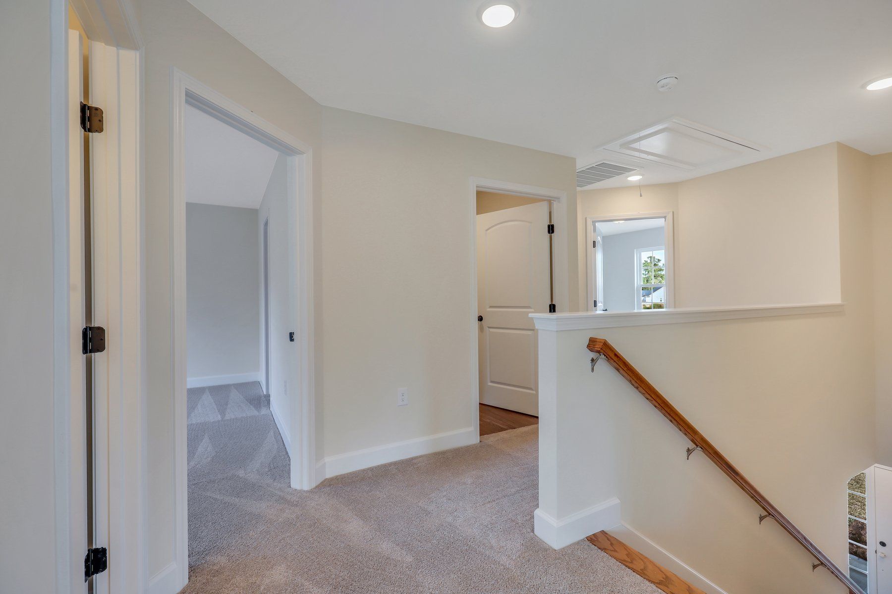 Upstairs hallway of Nantucket Plan | Ernest Homes