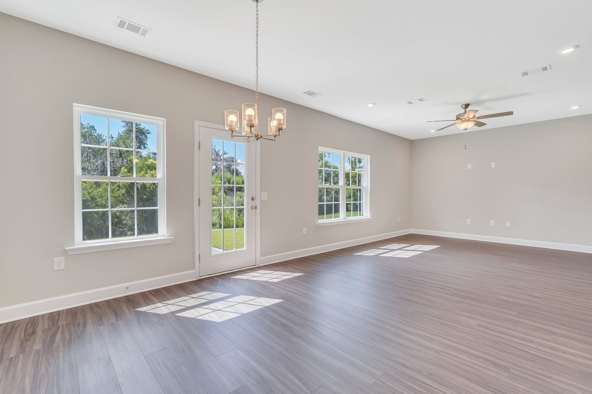Madison - View from Dining Area into Family Room | Ernest Homes