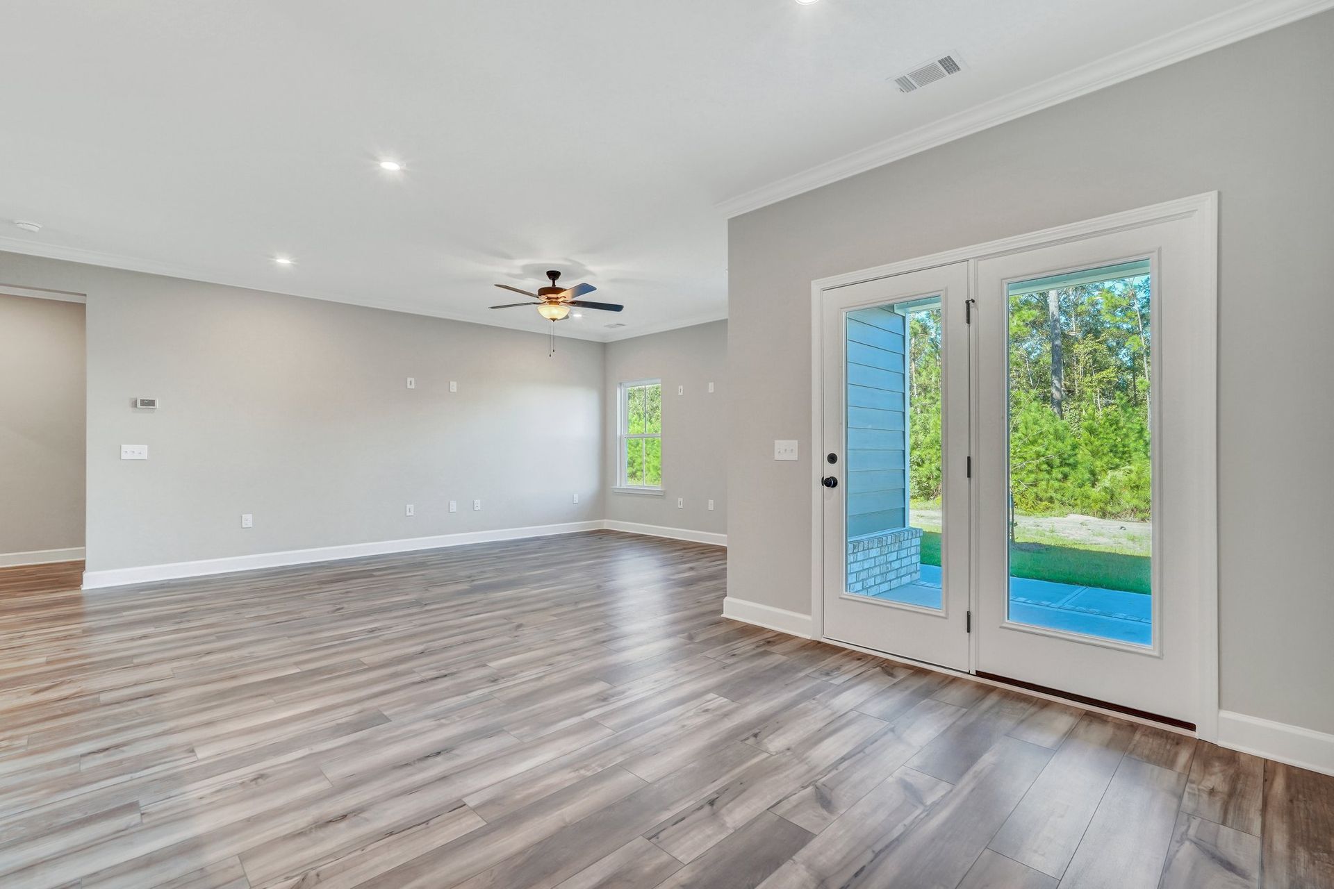 Kingston - View from Breakfast area into Family Room | Ernest Homes