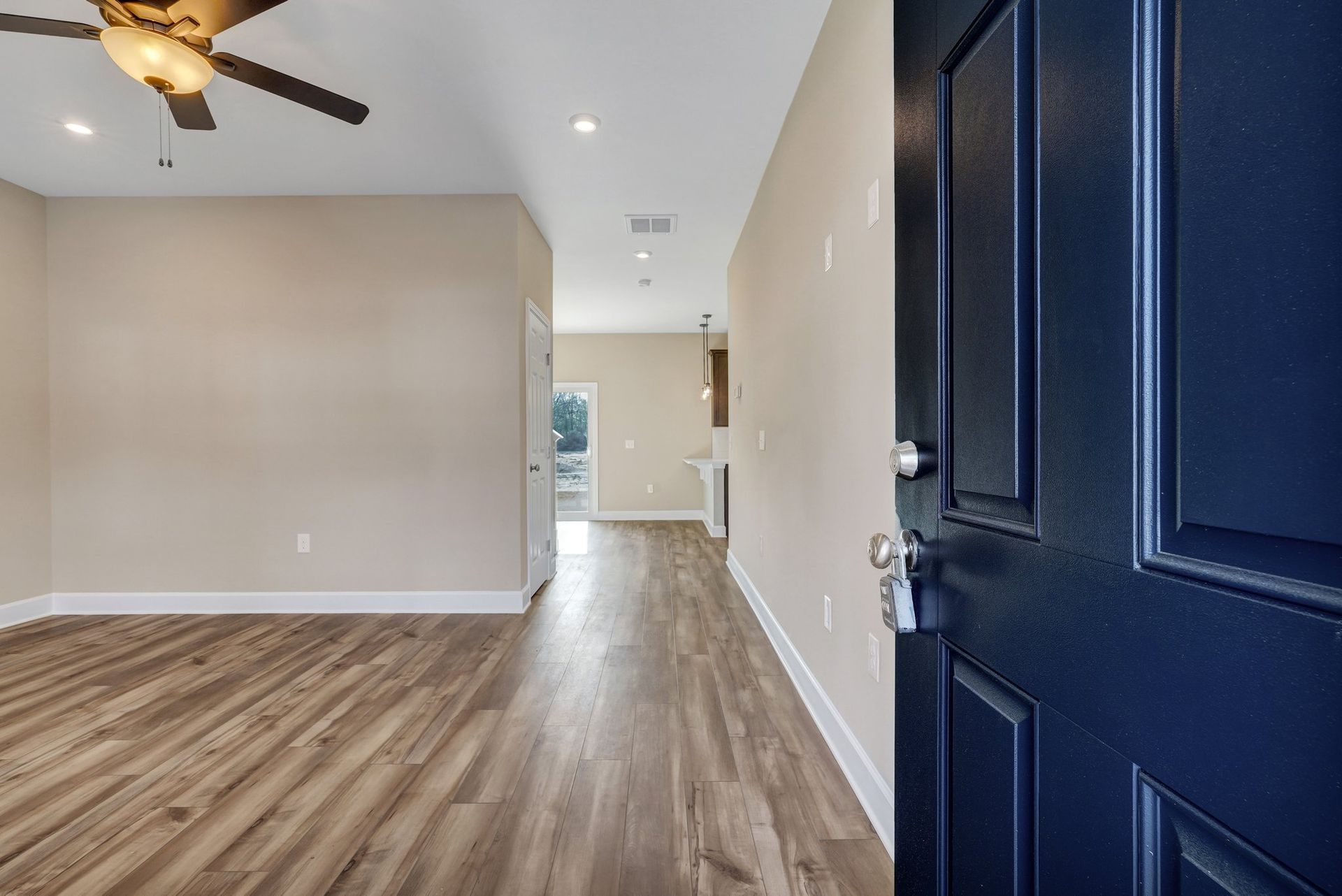 New Haven Townhome B - View from front door | Ernest Homes
