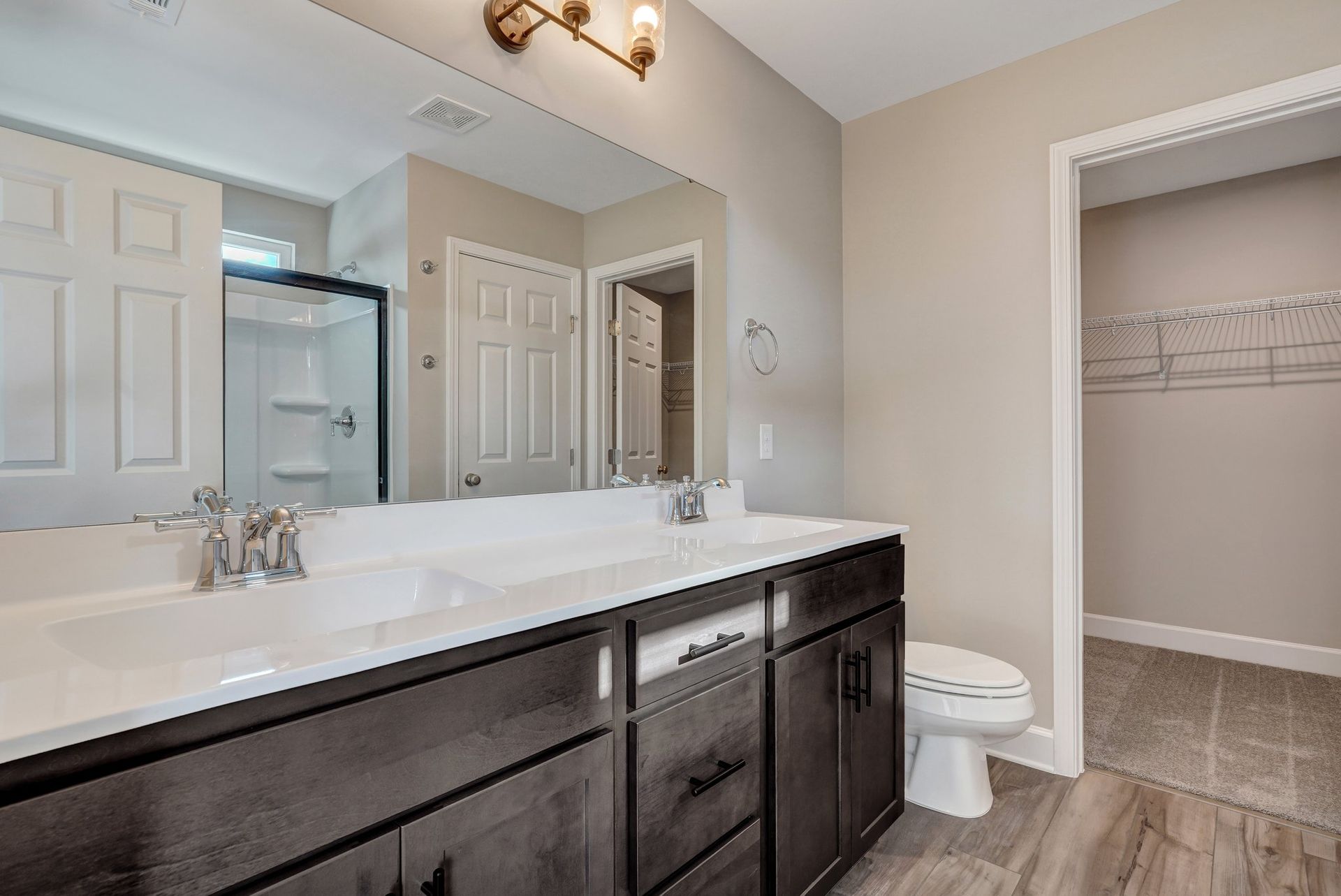 New Haven Townhome B- Owner's Bathroom Suite - 241 Haisley Run | Ernest Homes
