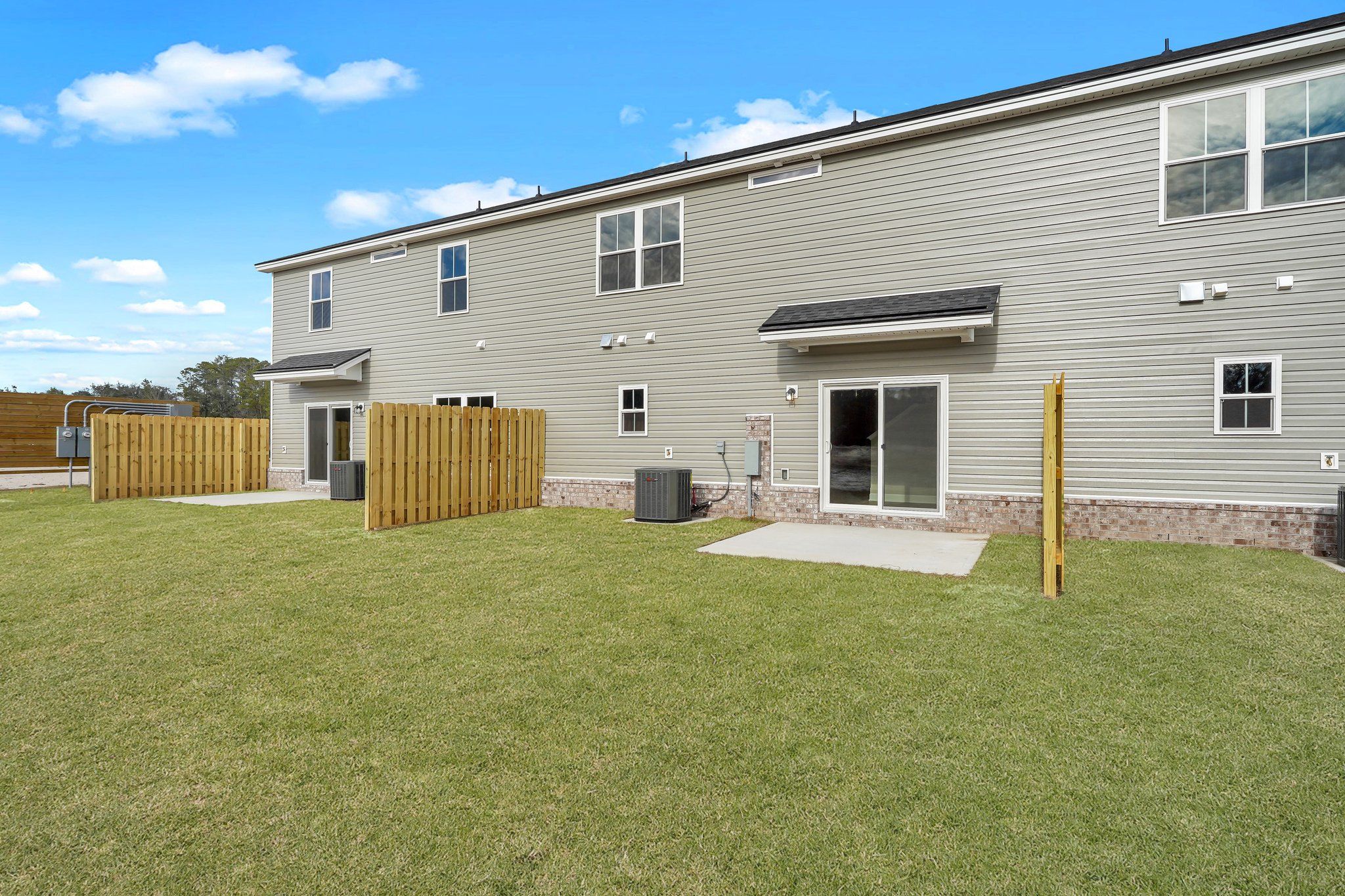 New Haven Townhomes B Rear Exterior | Ernest Homes