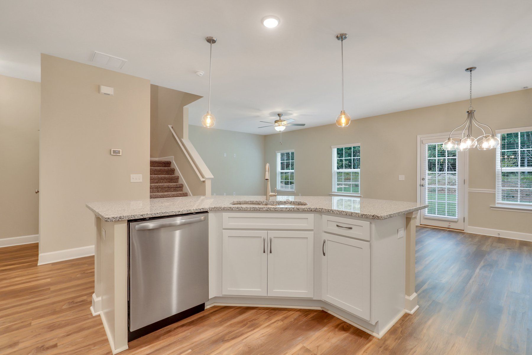 Madison - Kitchen with view to Family Room | Ernest Homes