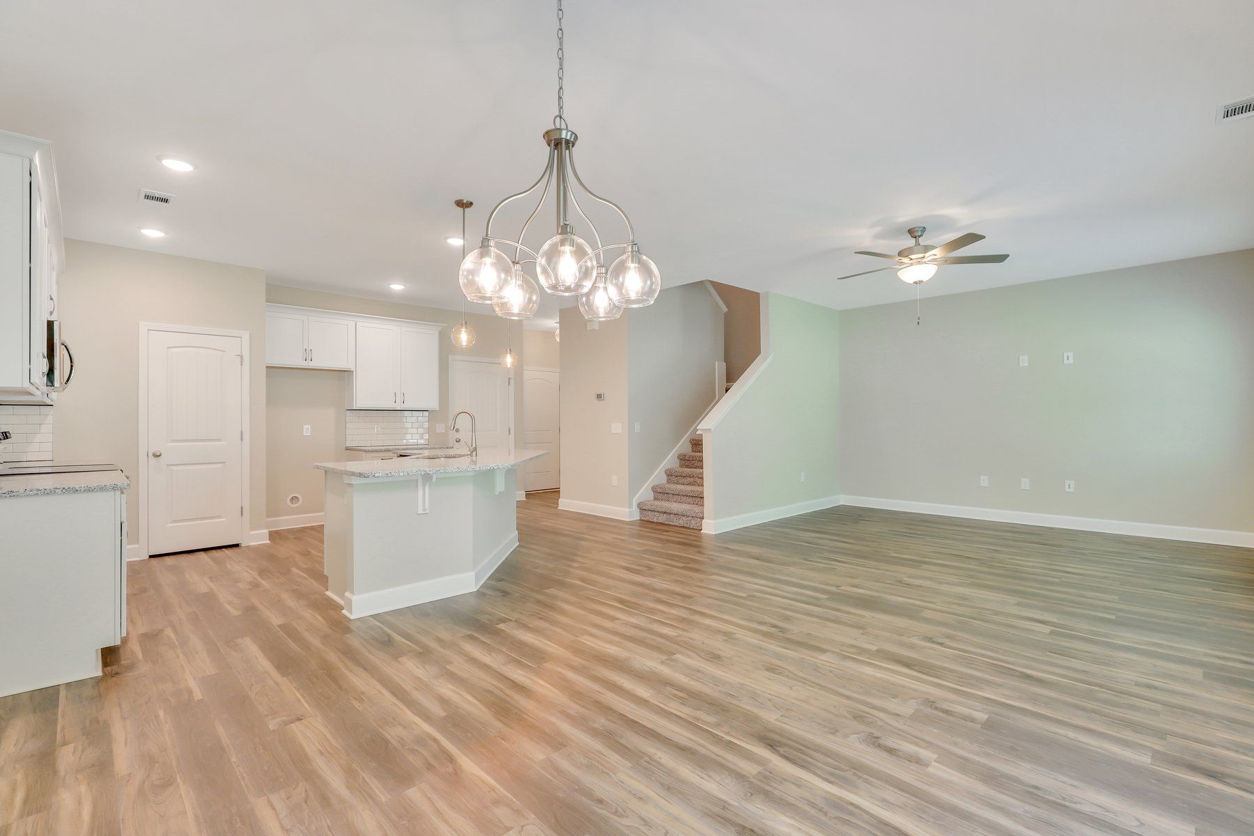 Madison - Dining Room looking into Kitchen and Family Room | Ernest Homes
