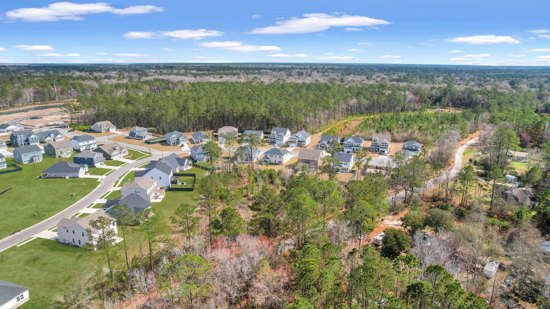 Aerial View of the Wexford Community in Richmond Hill GA
