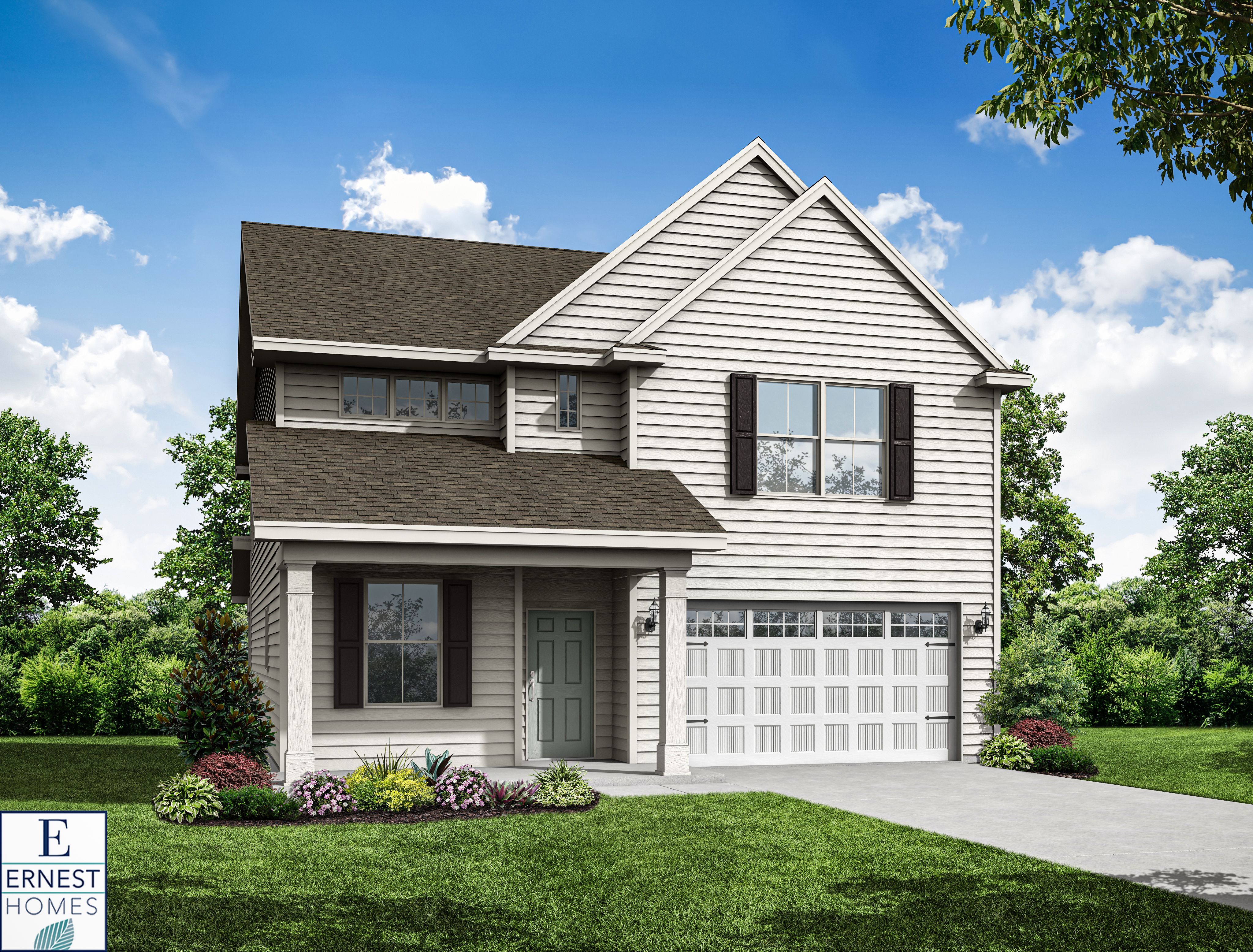 Hudson – Exterior Front View | Ernest Homes