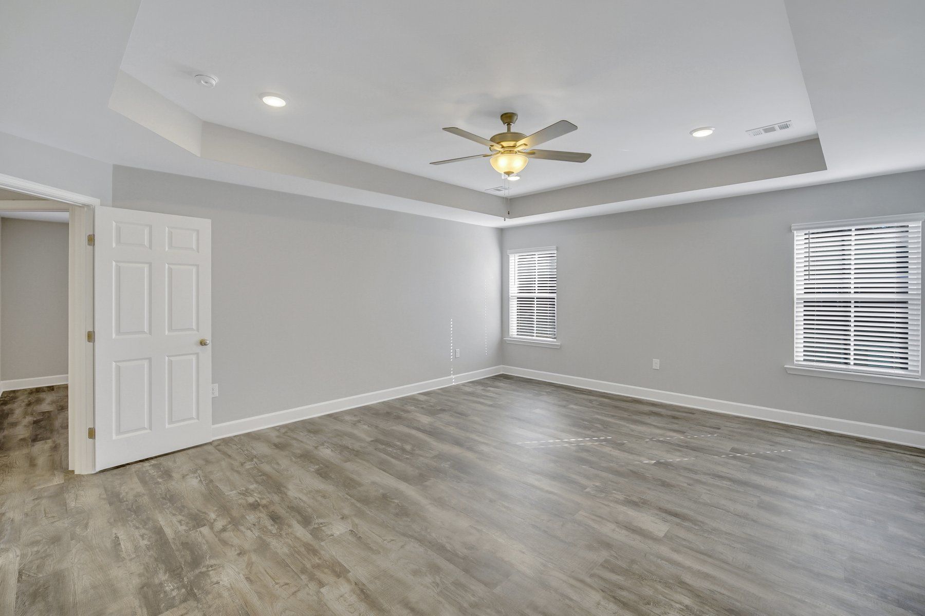 Nantucket Signature - Owners bedroom with optional tray ceiling  | Ernest Homes
