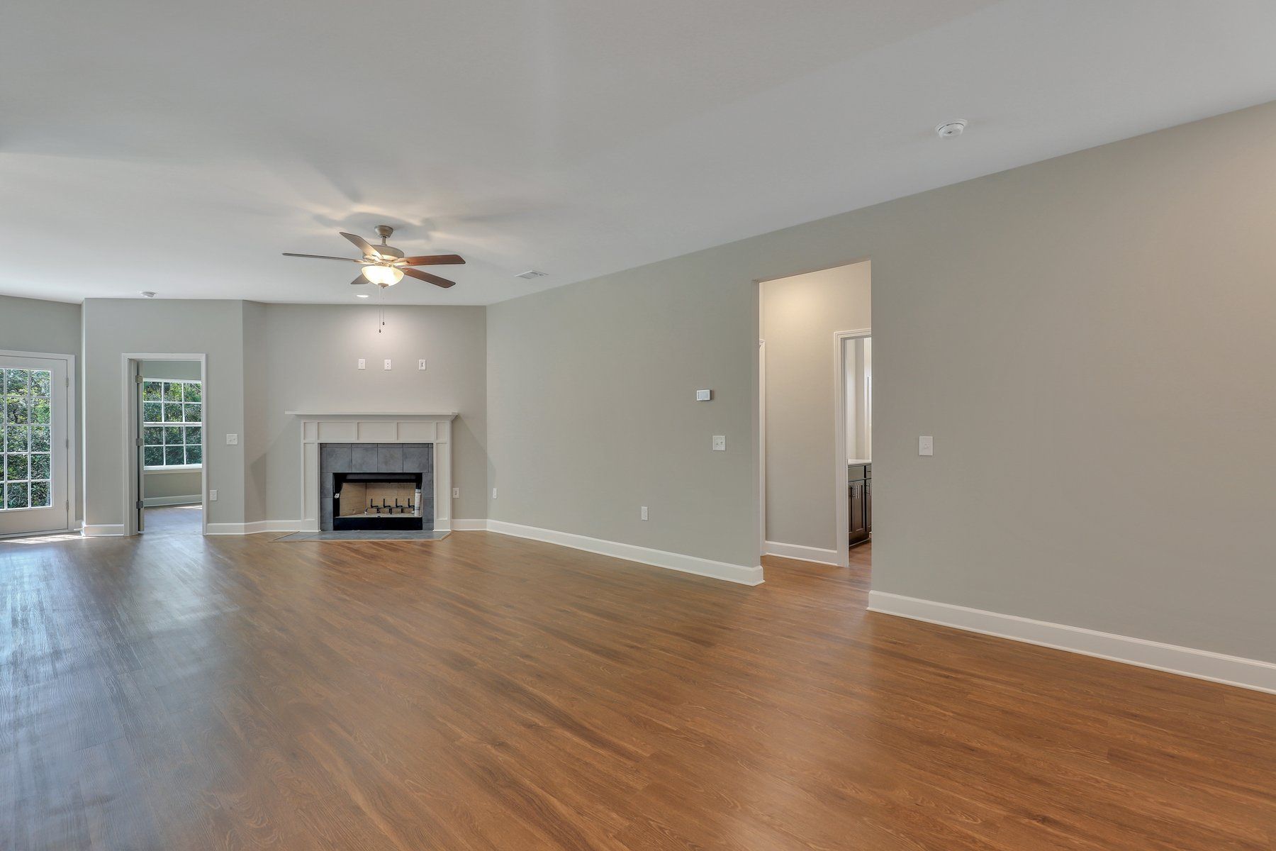 Wassaw - Family Room with Fireplace | Ernest Homes
