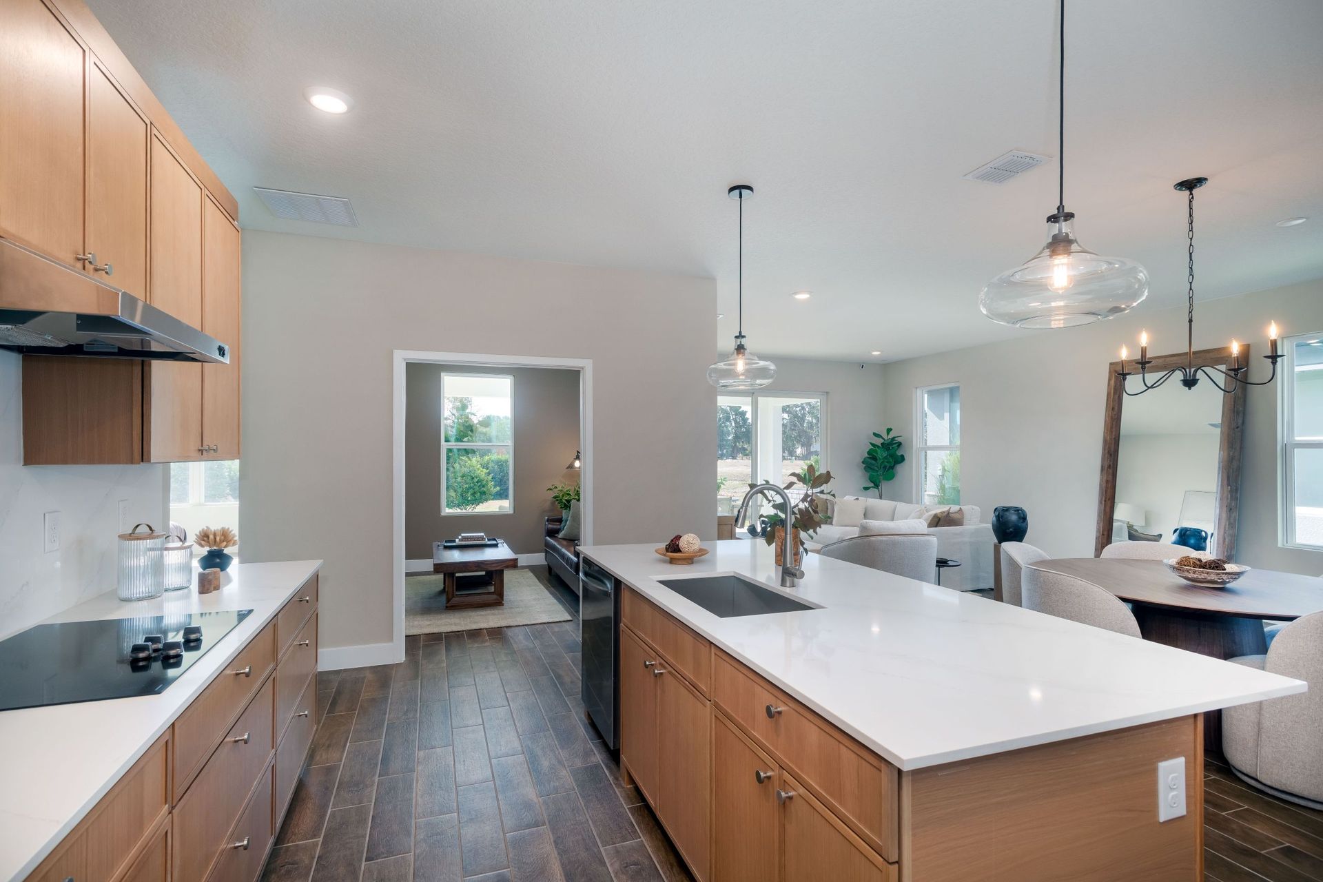 A secondary perspective of the Palomino kitchen showcasing generous counter space, contemporary finishes, and a functional layout perfect for everyday living.