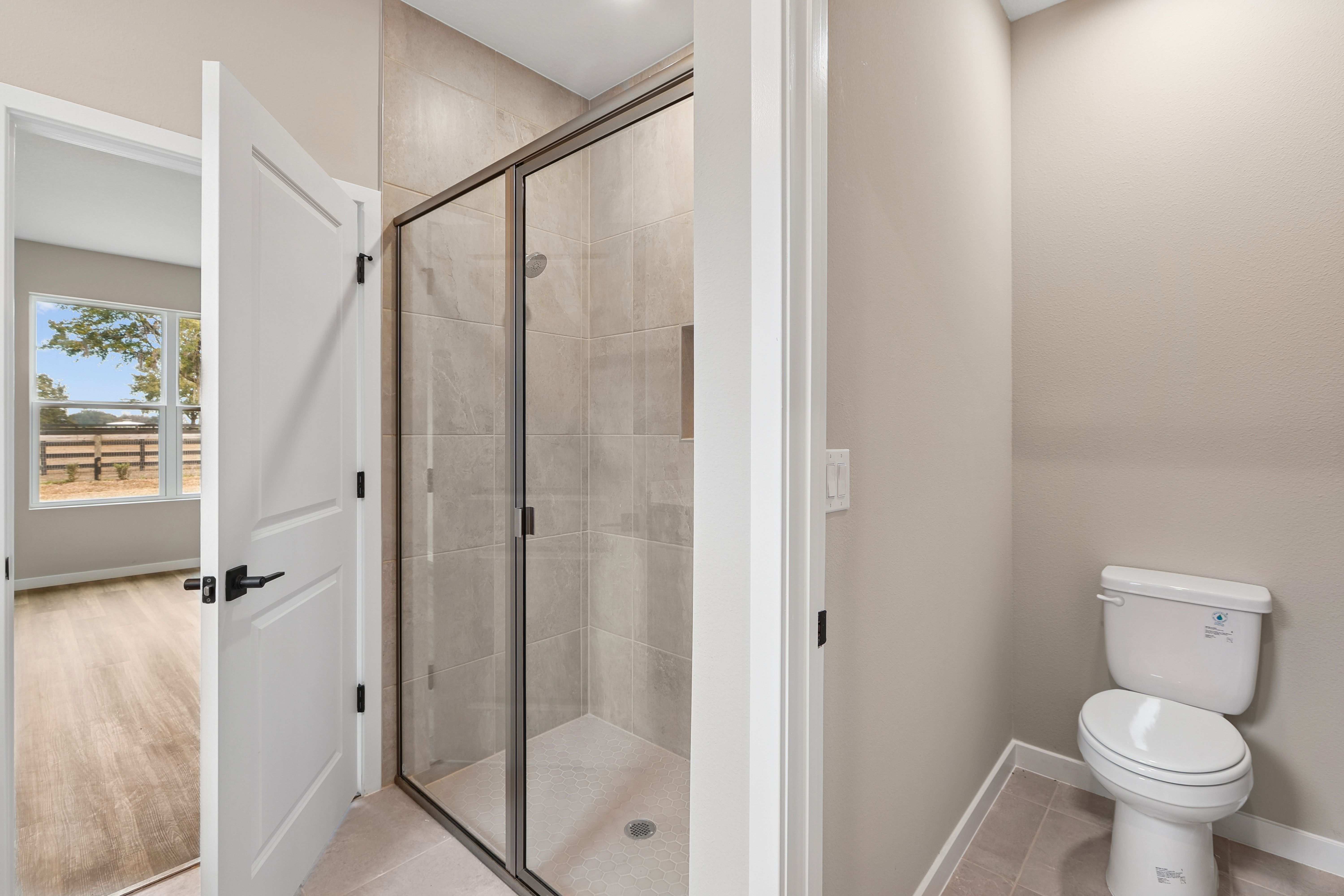Shower wall tile