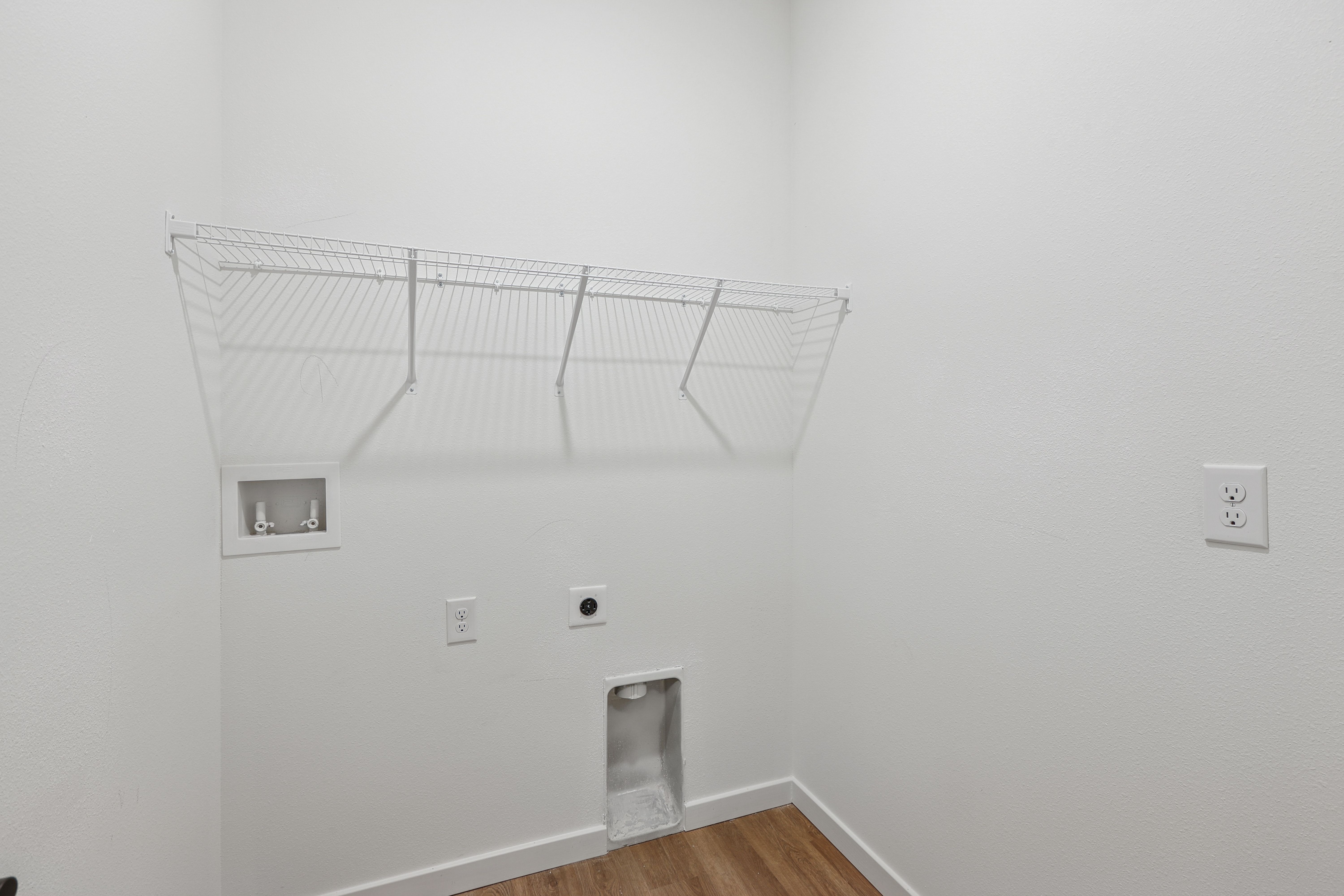 Spacious laundry room