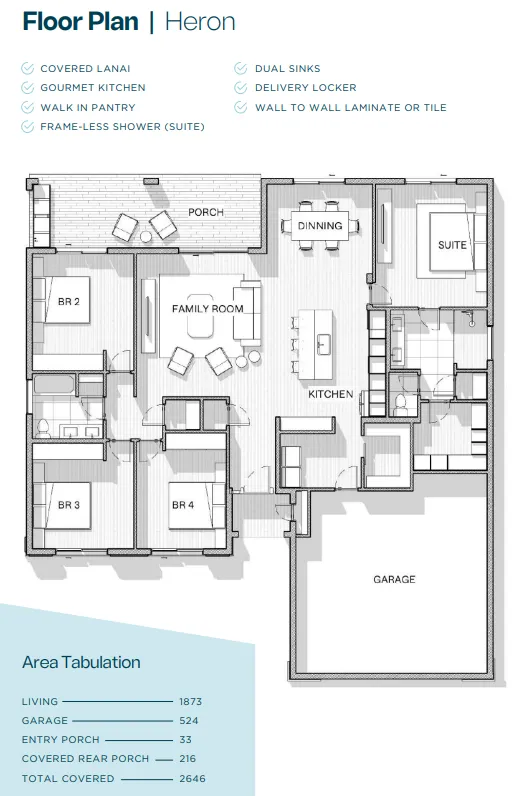 Heron floor plan layout