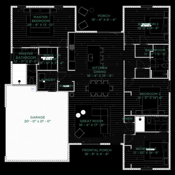 The Abaco floor plan