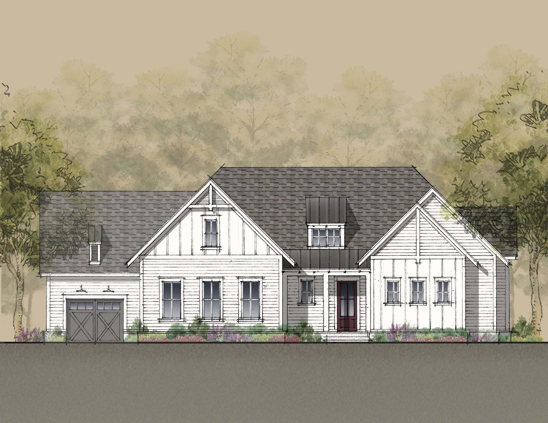 The Montgomery - Midland: Westfield, Indiana - Estridge Homes