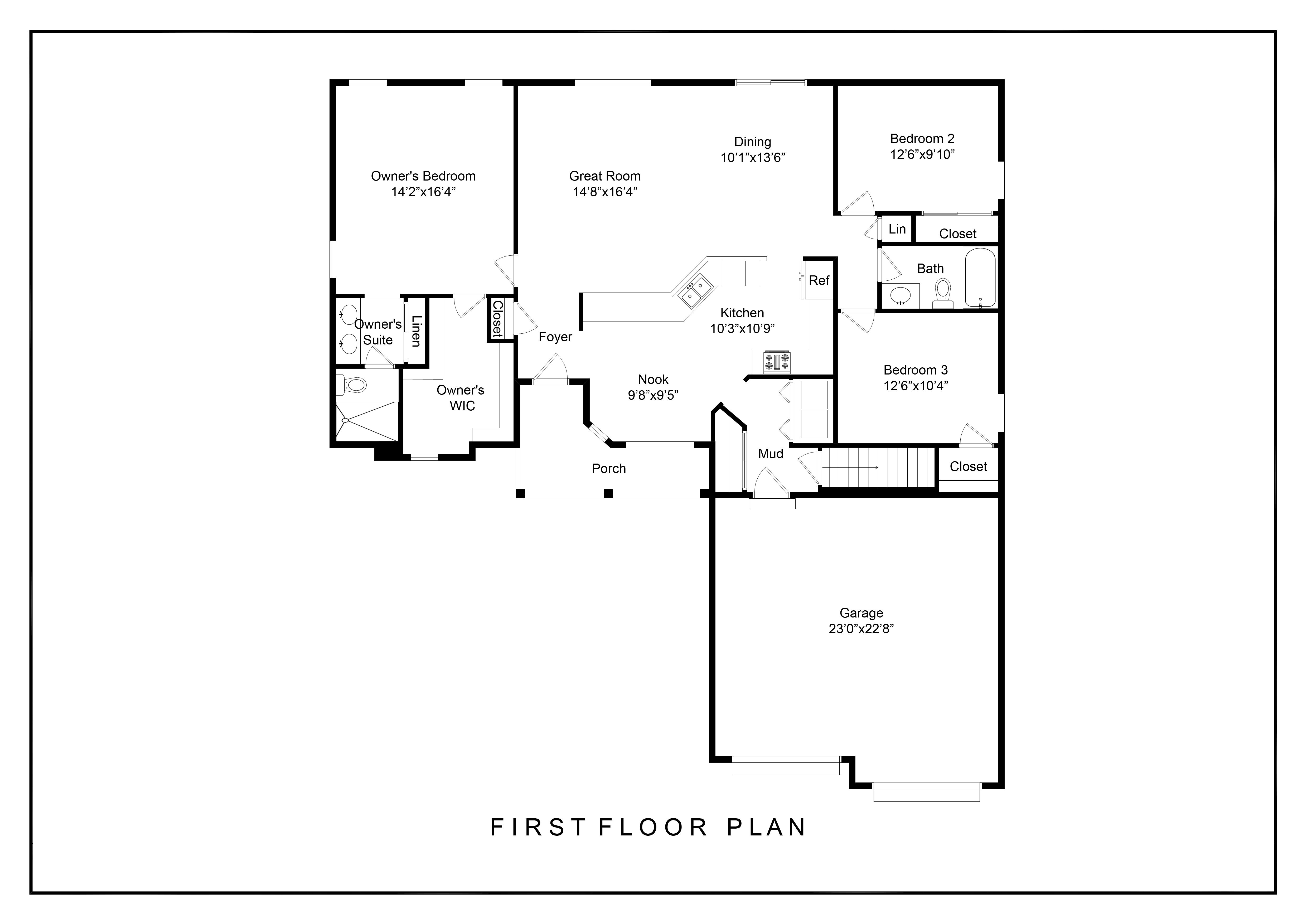 Delmar 2D Floorplan