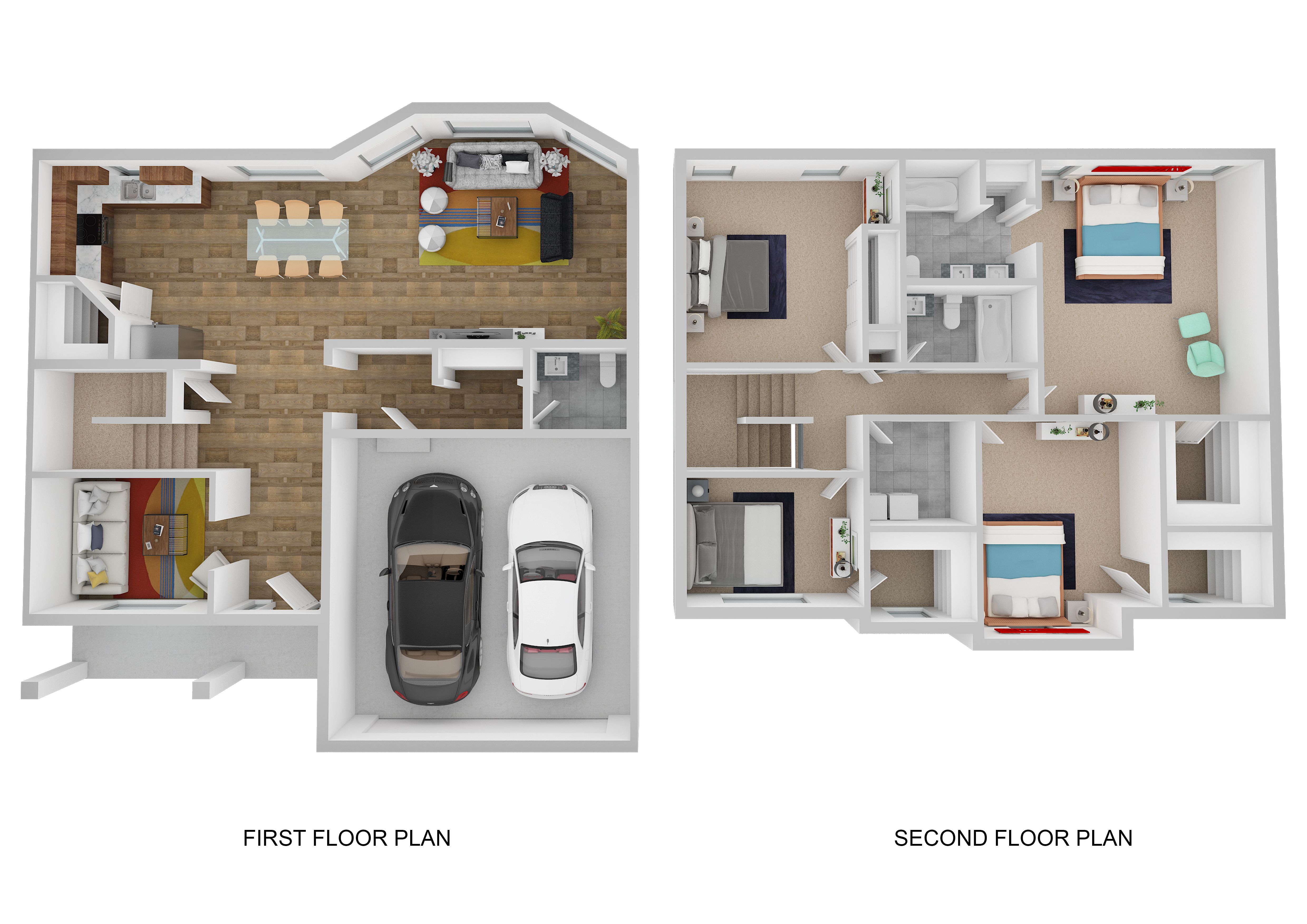 Beckham 3D Floorplan