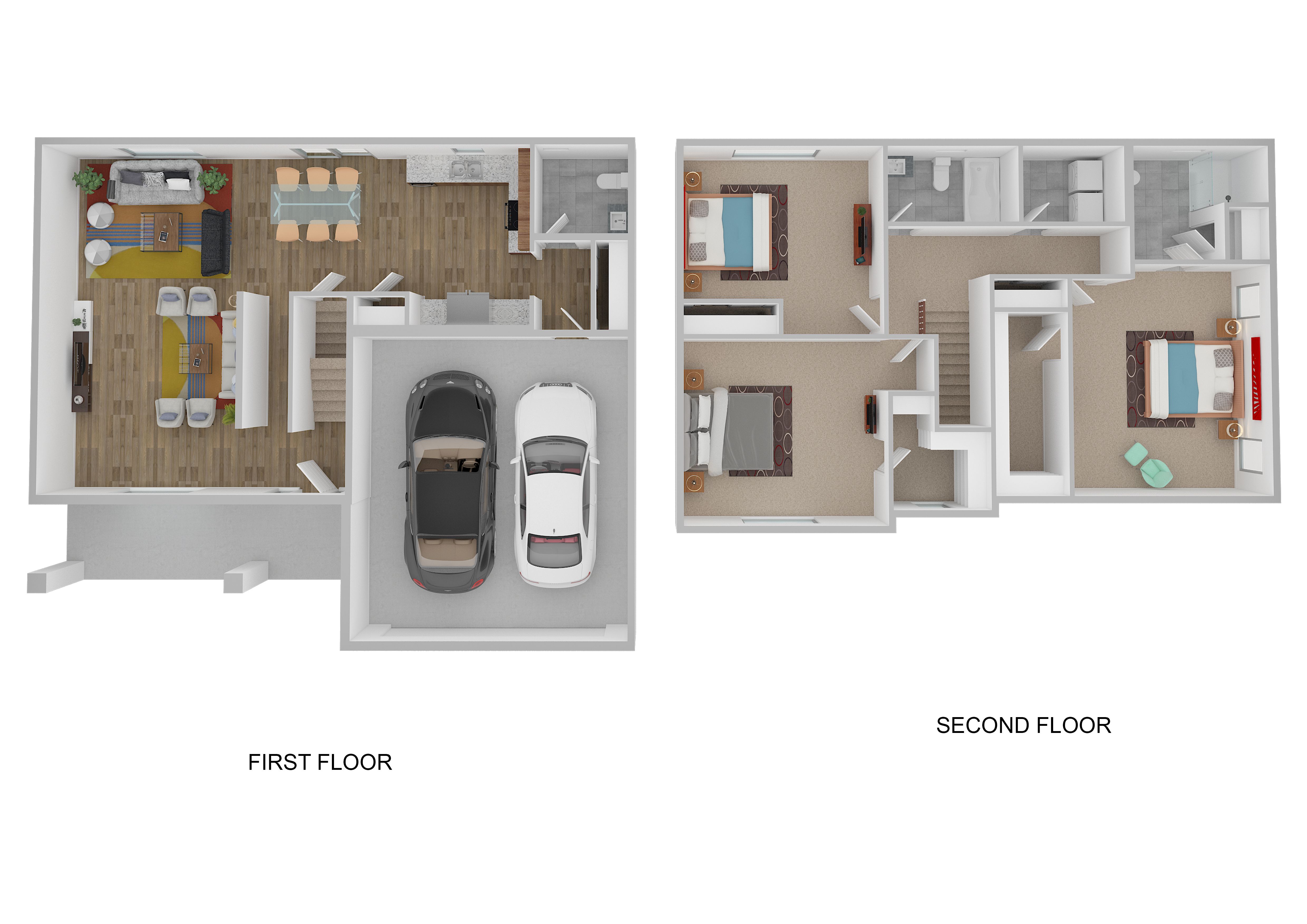 Saginaw I 3D Floorplan