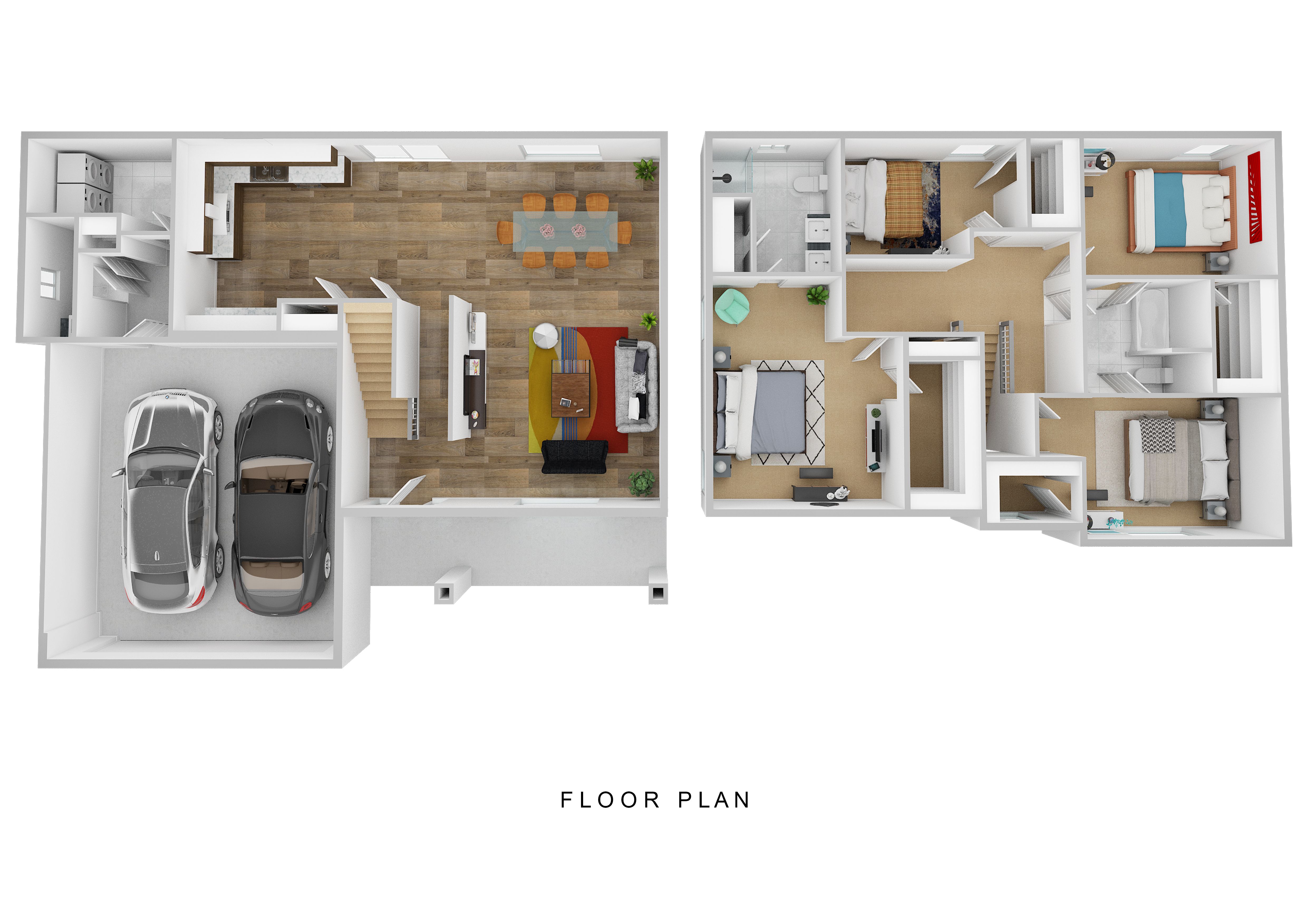 Saginaw II 3D Floorplan